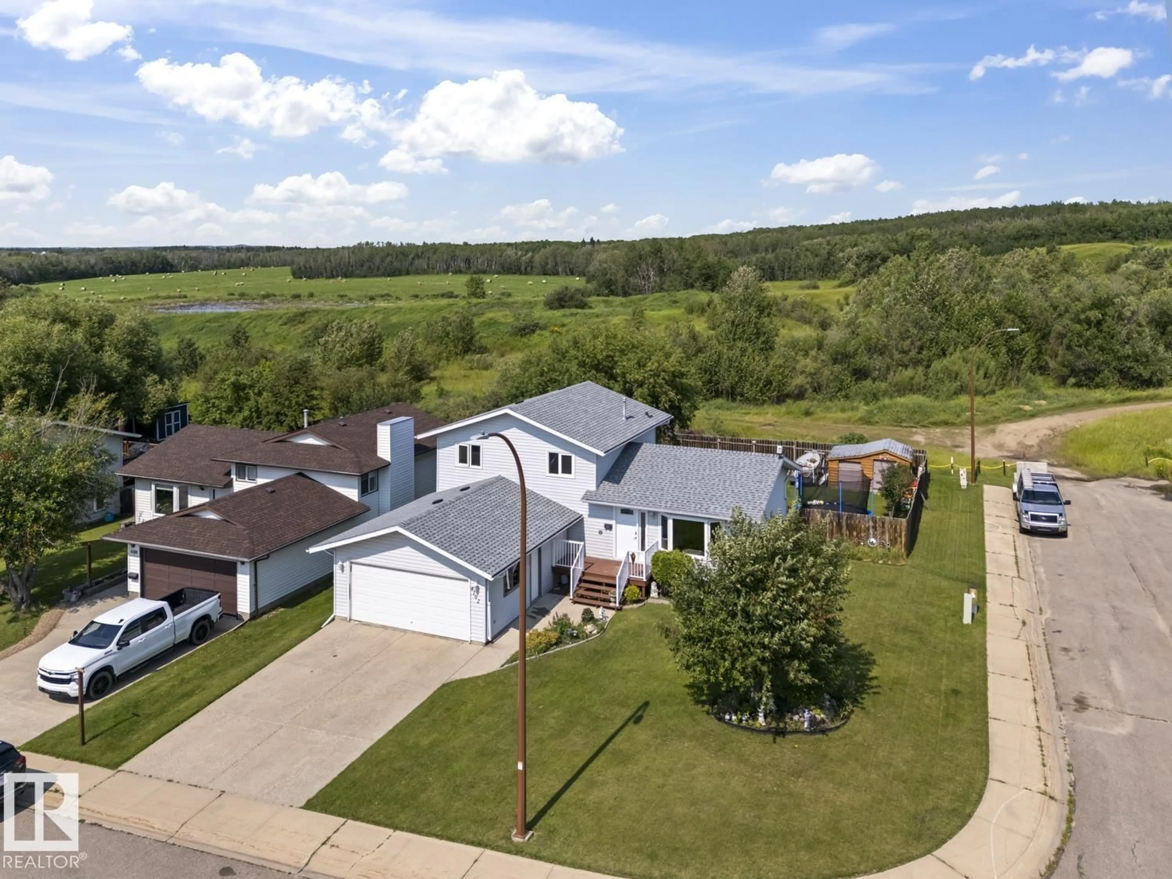 A pic from outside/outdoor area/front of a property/back of a property/a pic from drone, unknown for 4102 54 AV, Cold Lake Alberta T9M2A3