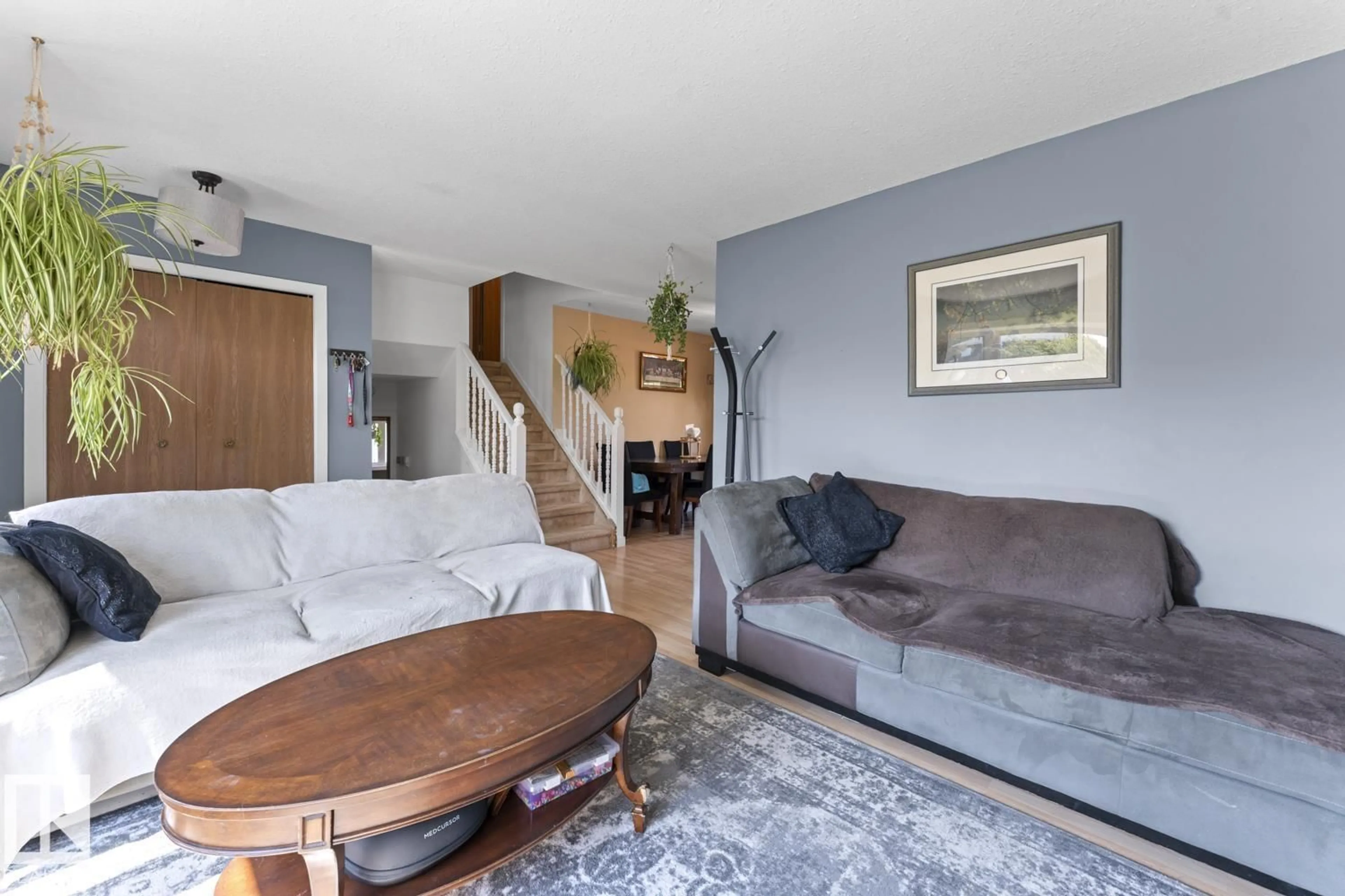 Living room with furniture, unknown for 4102 54 AV, Cold Lake Alberta T9M2A3