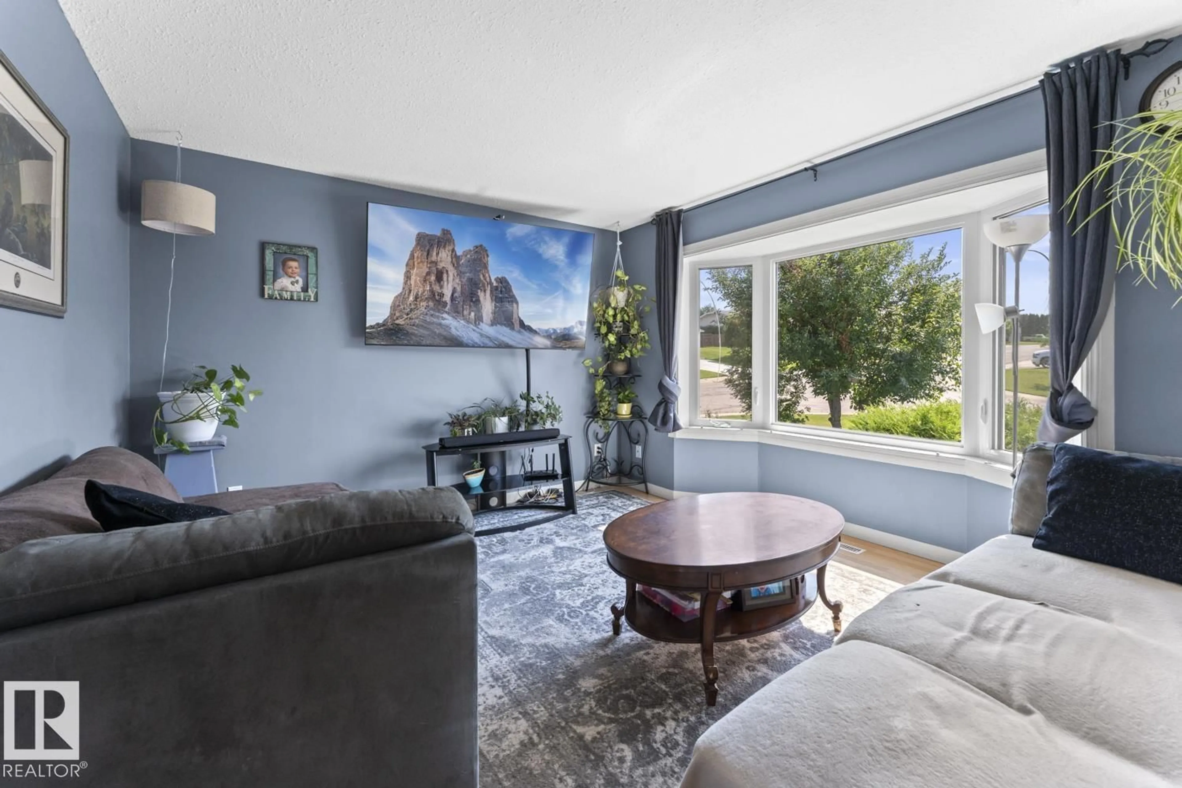 Living room with furniture, unknown for 4102 54 AV, Cold Lake Alberta T9M2A3