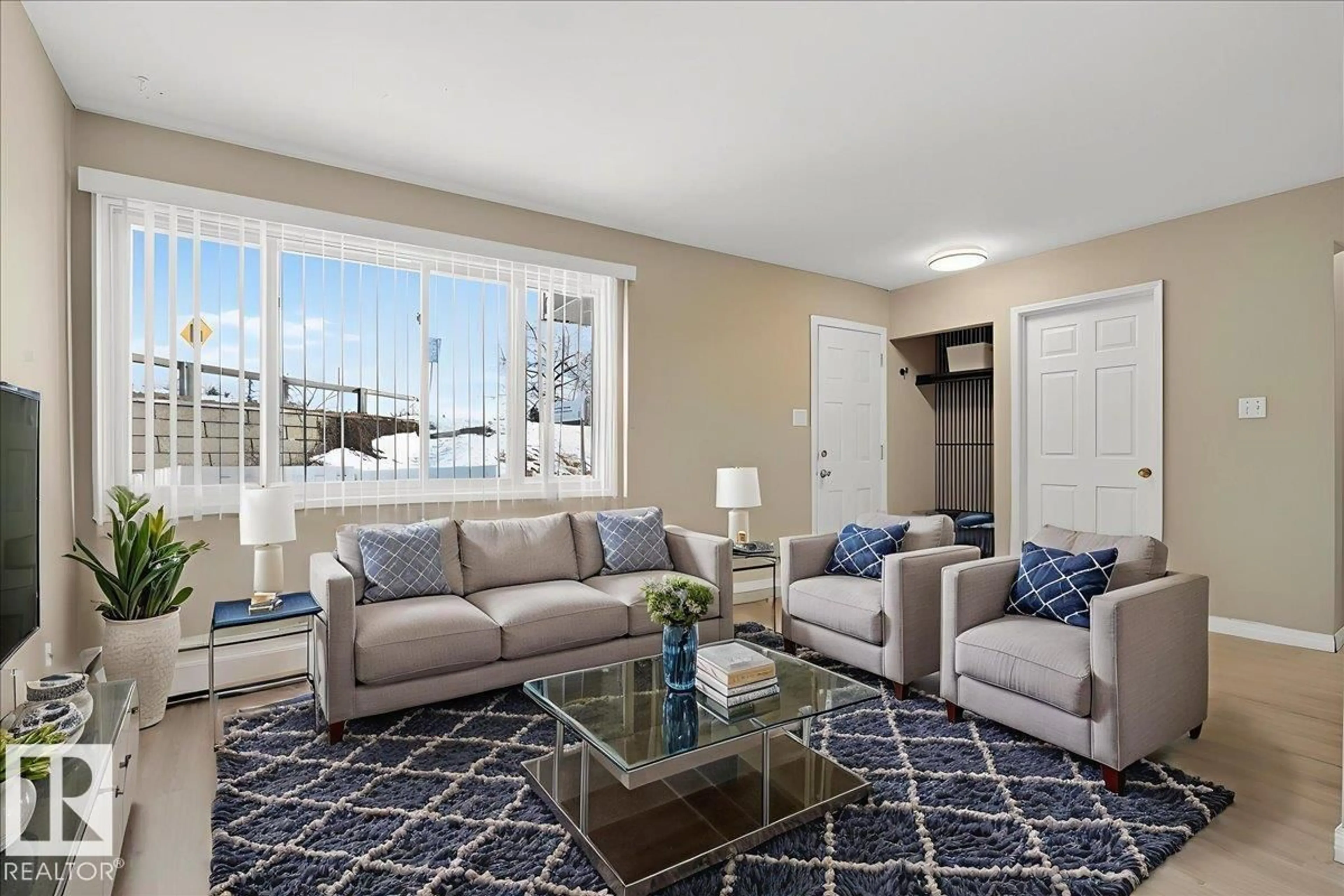 Living room with furniture, unknown for #309 - 2908 116A AV, Edmonton Alberta T5W4R7