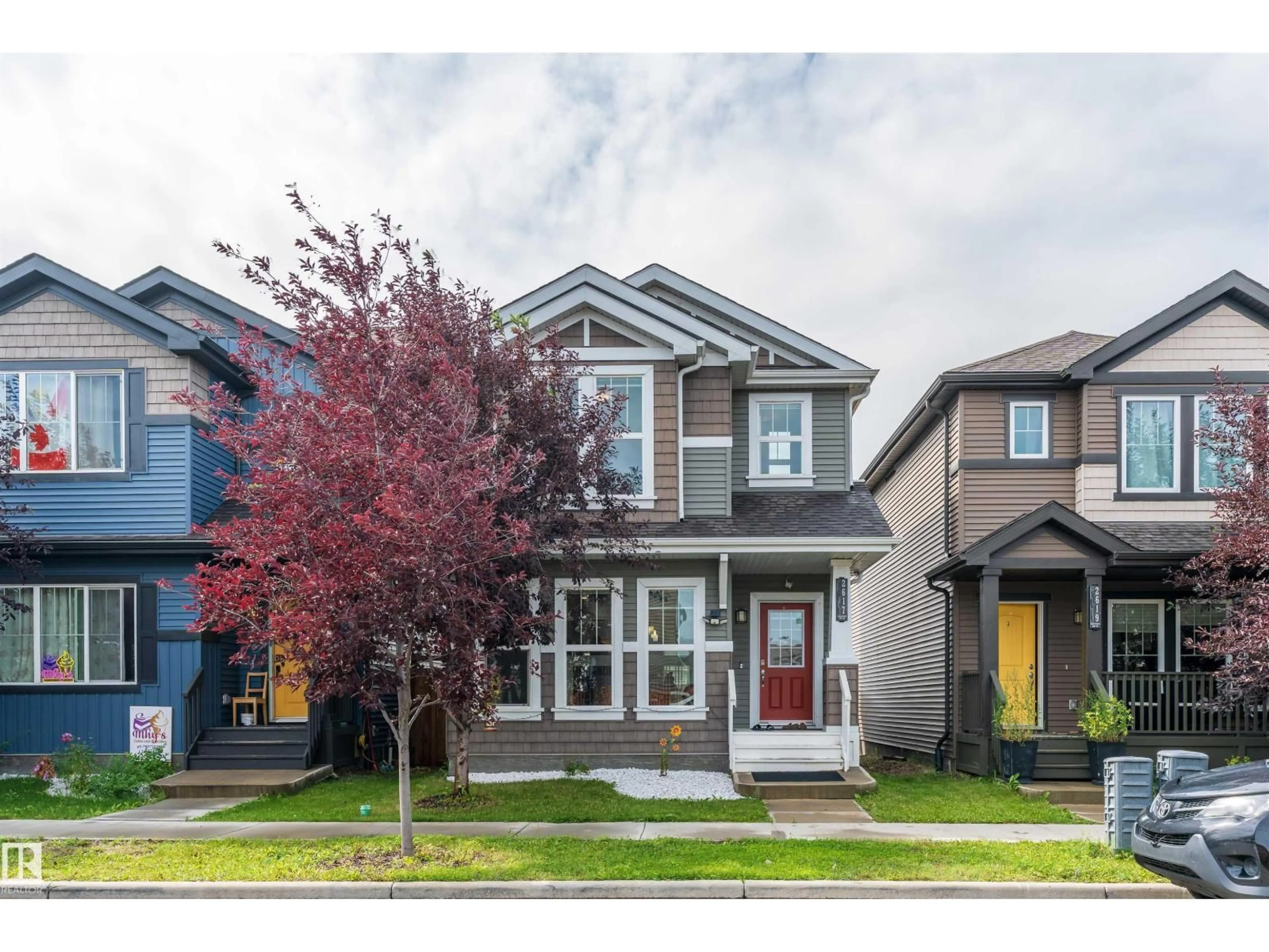 Home with vinyl exterior material, street for 2617 CHOKECHERRY LN, Edmonton Alberta T6X0S4