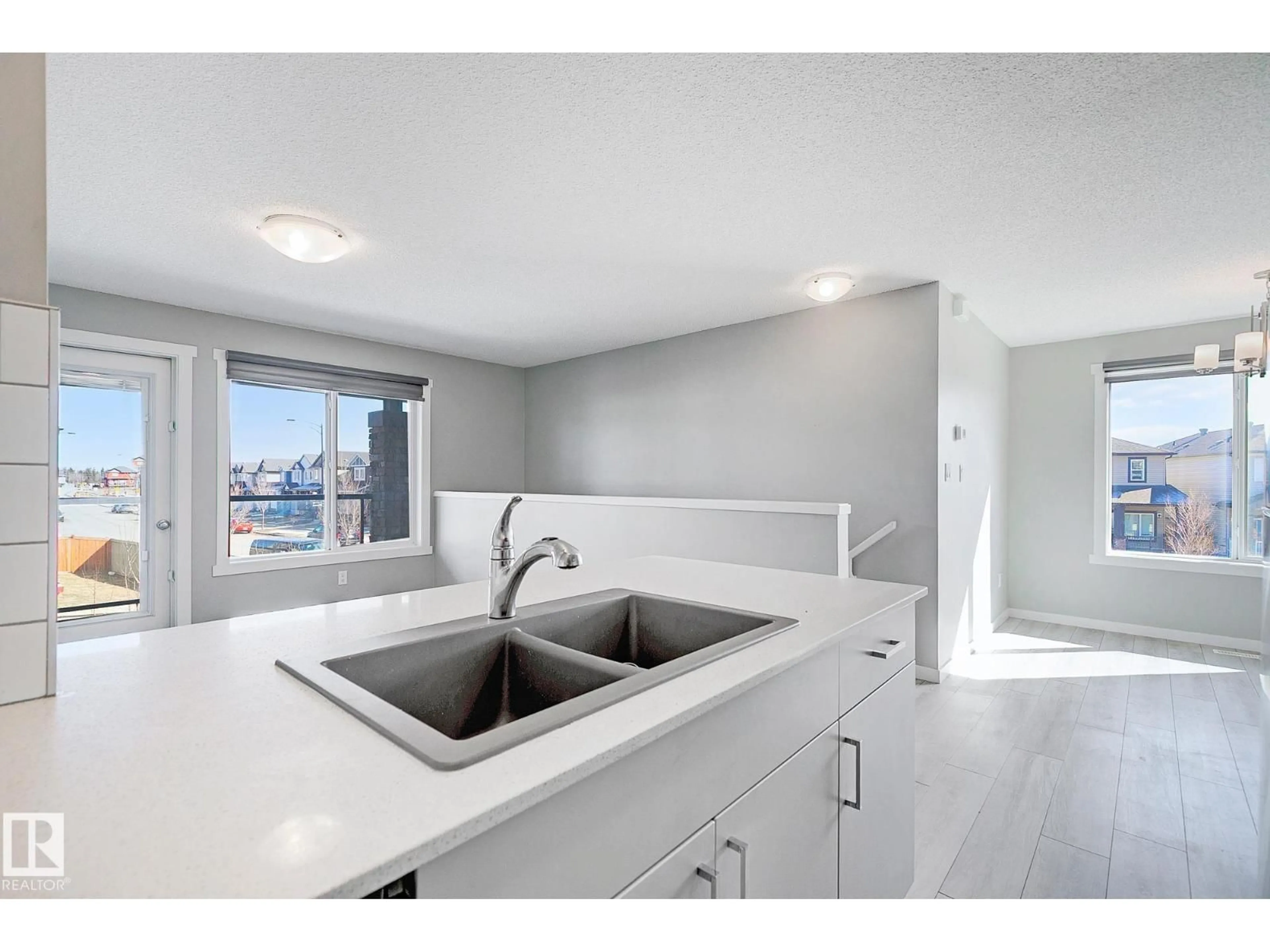 Open concept kitchen, ceramic/tile floor for 1530 TAMARACK BV, Edmonton Alberta T6T2E6