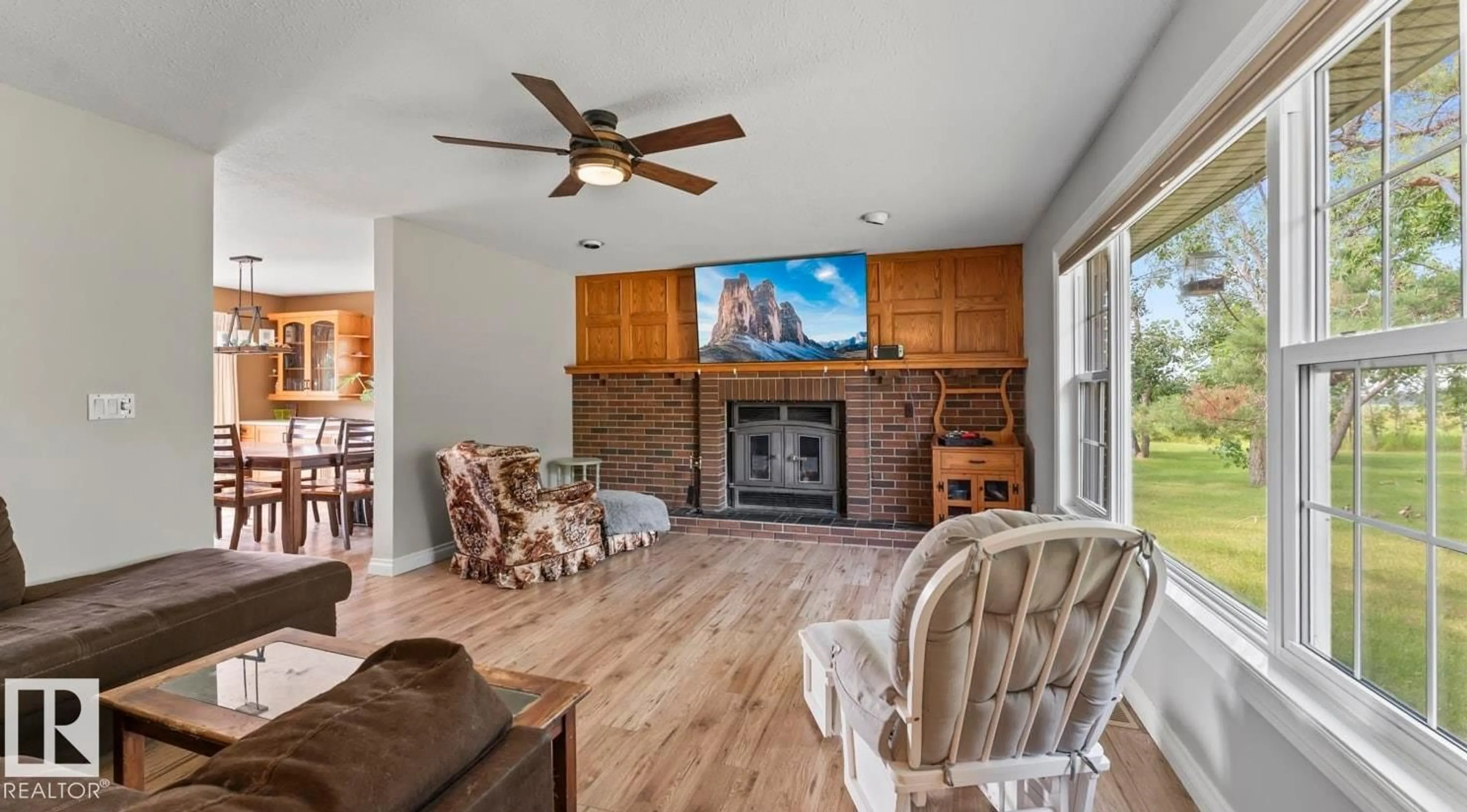 Living room with furniture, unknown for 45329 TWP RD 610, Rural Bonnyville M.D. Alberta T9N2J1
