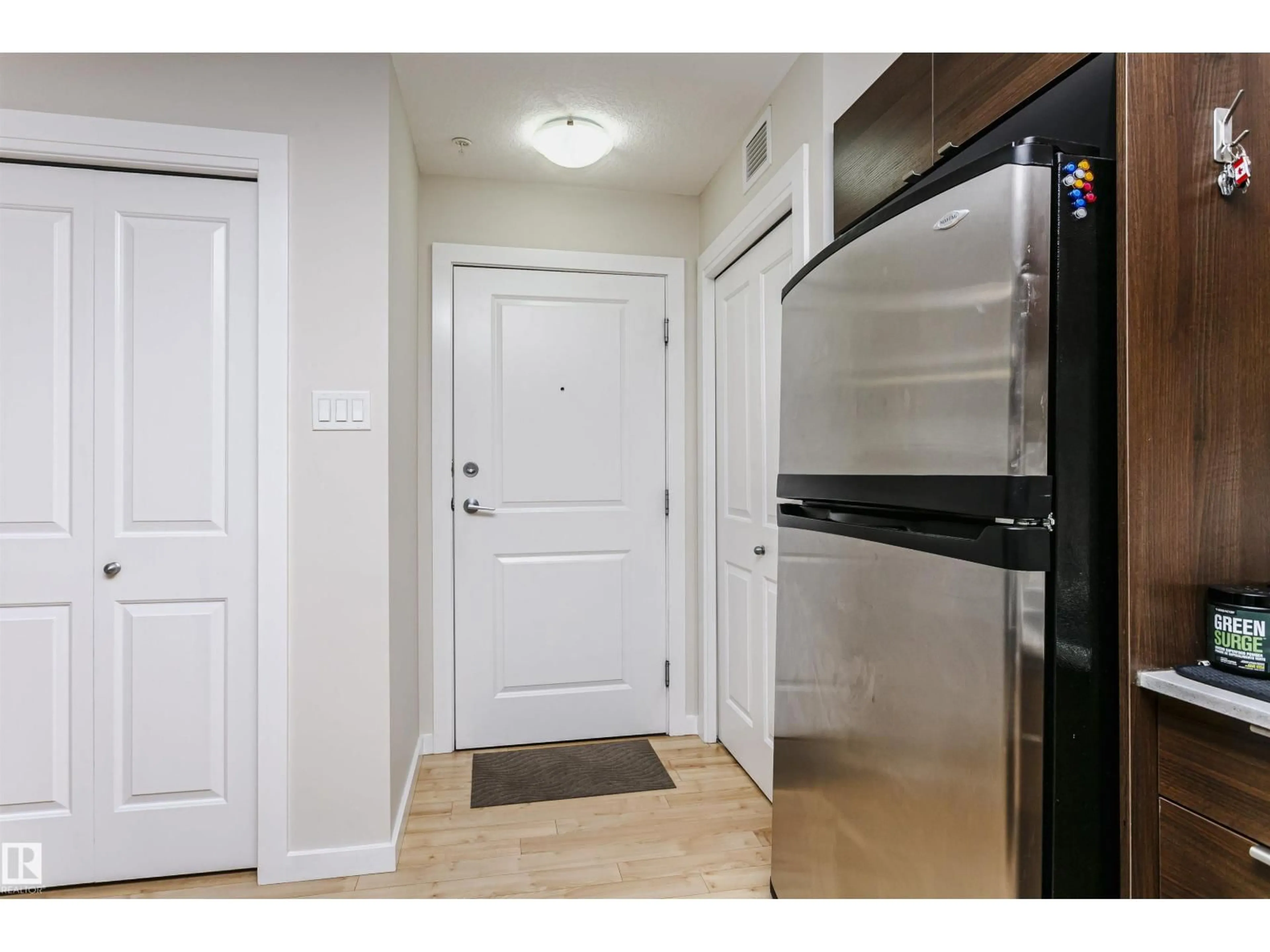Indoor entryway for #104 - 9519 160 AV, Edmonton Alberta T5Z0N1