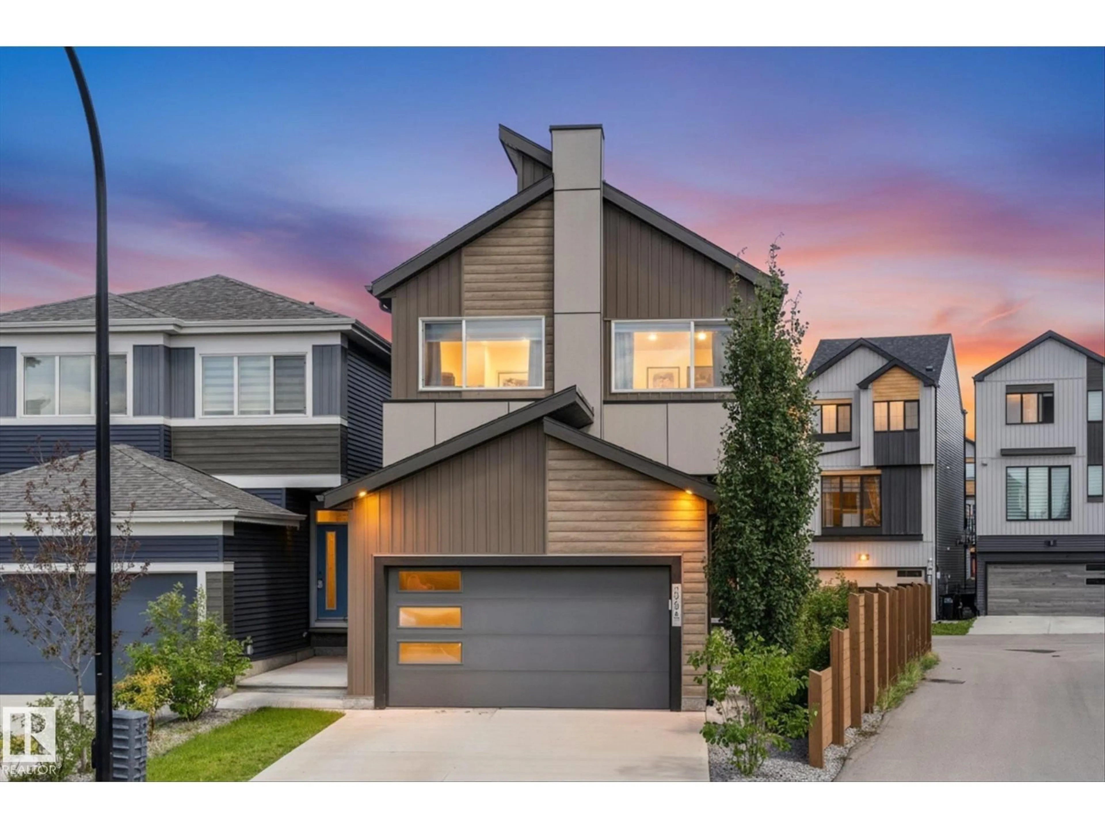 Home with brick exterior material, street for SW - 3906 5 AV, Edmonton Alberta T6X2X8