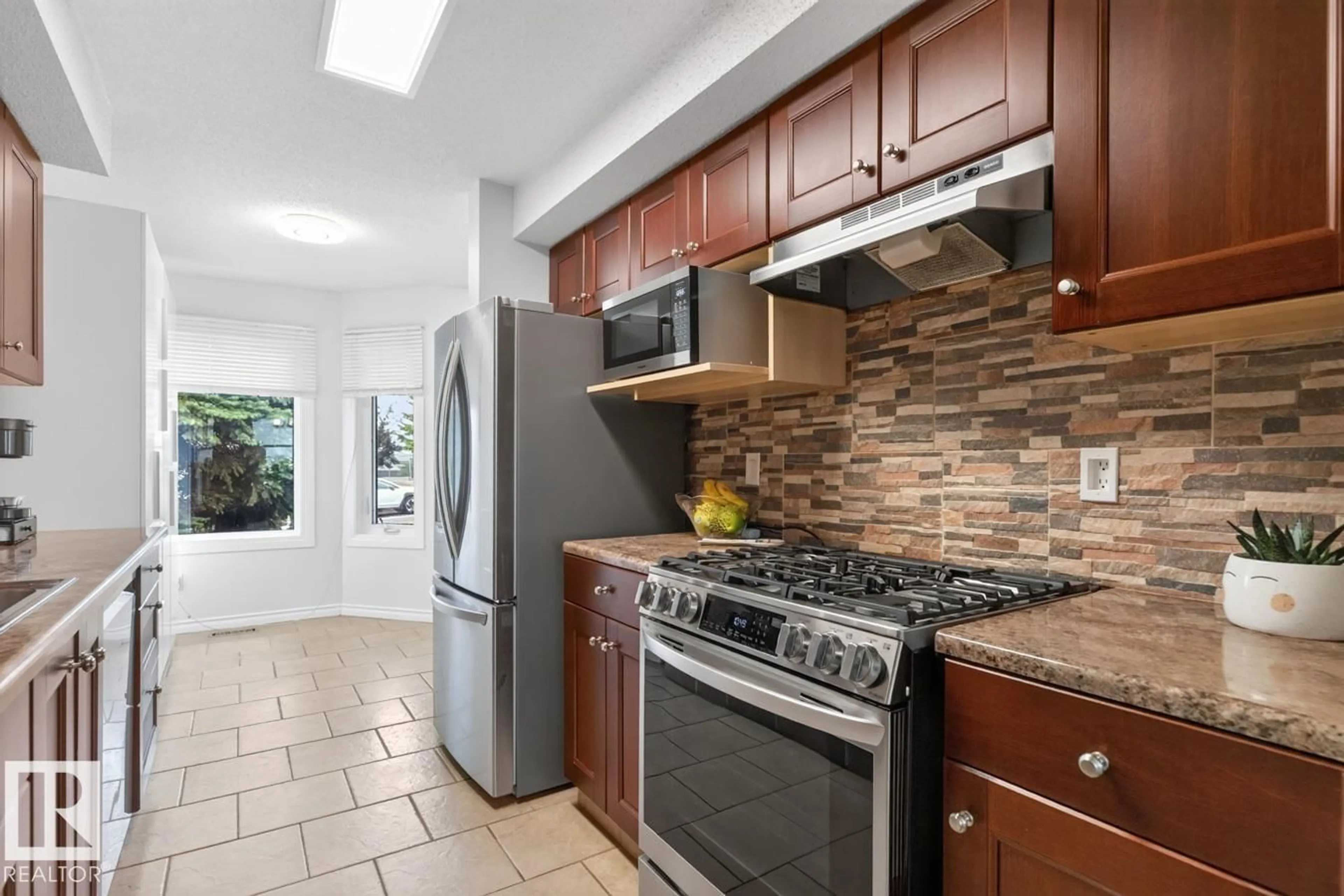 Standard kitchen, ceramic/tile floor for #23 - 3520 60 ST, Edmonton Alberta T6L6H5