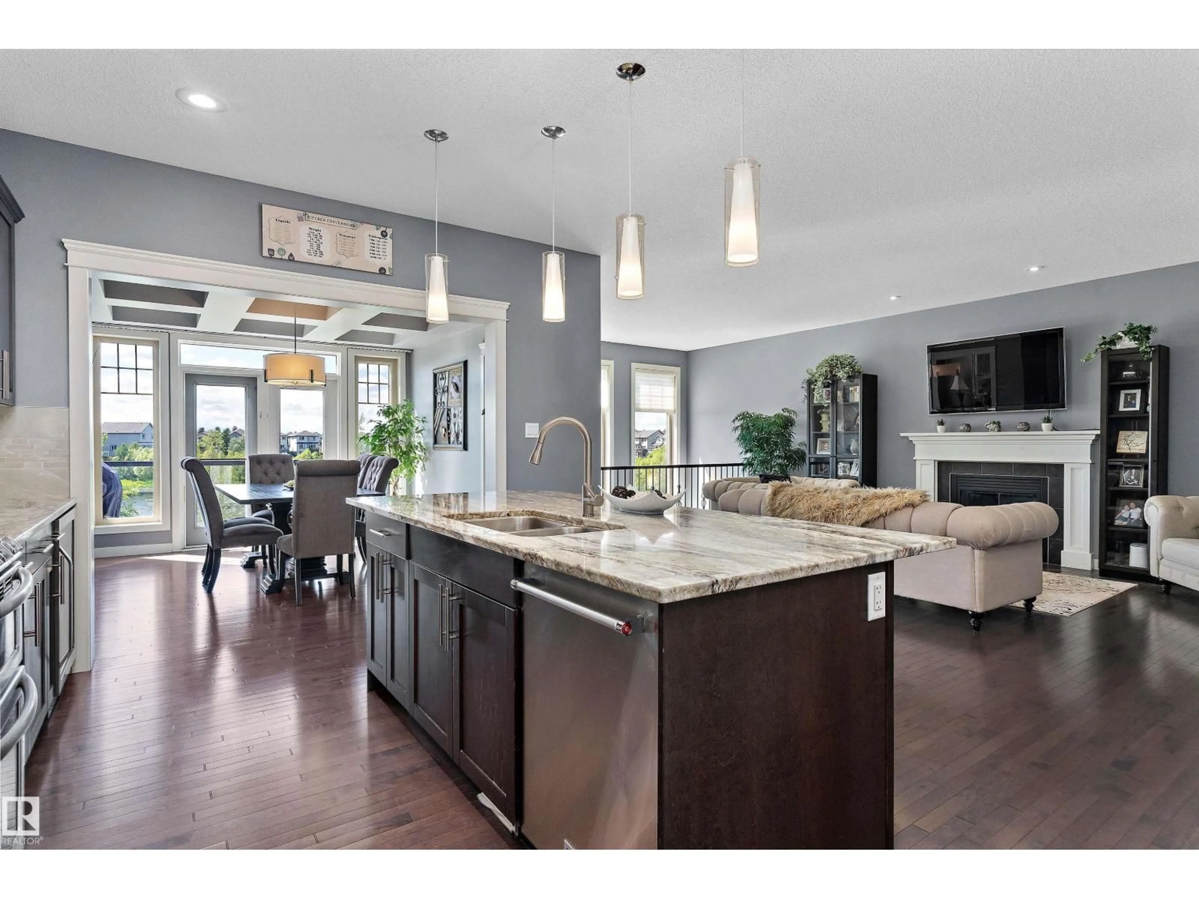 Open concept kitchen, unknown for 1708 32 ST, Edmonton Alberta T6T0P5