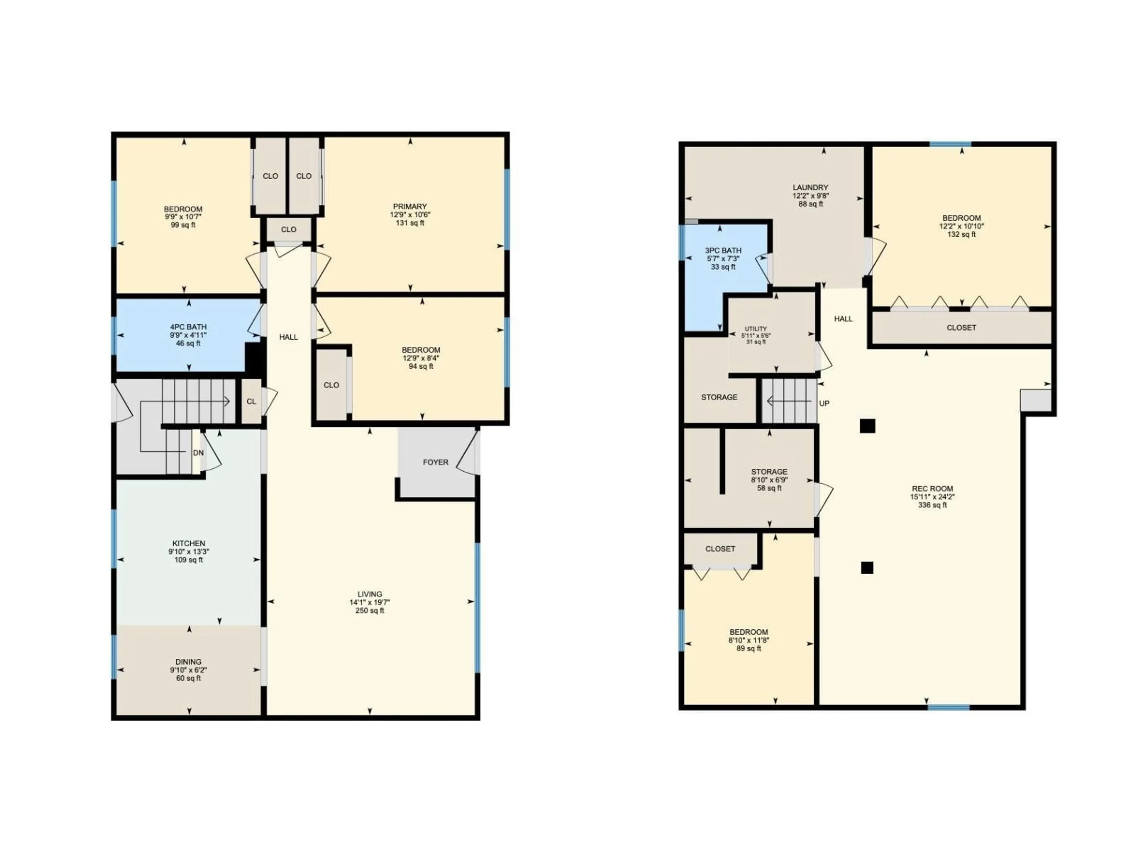 Floor plan for 8003 136 AV, Edmonton Alberta T5C2K8