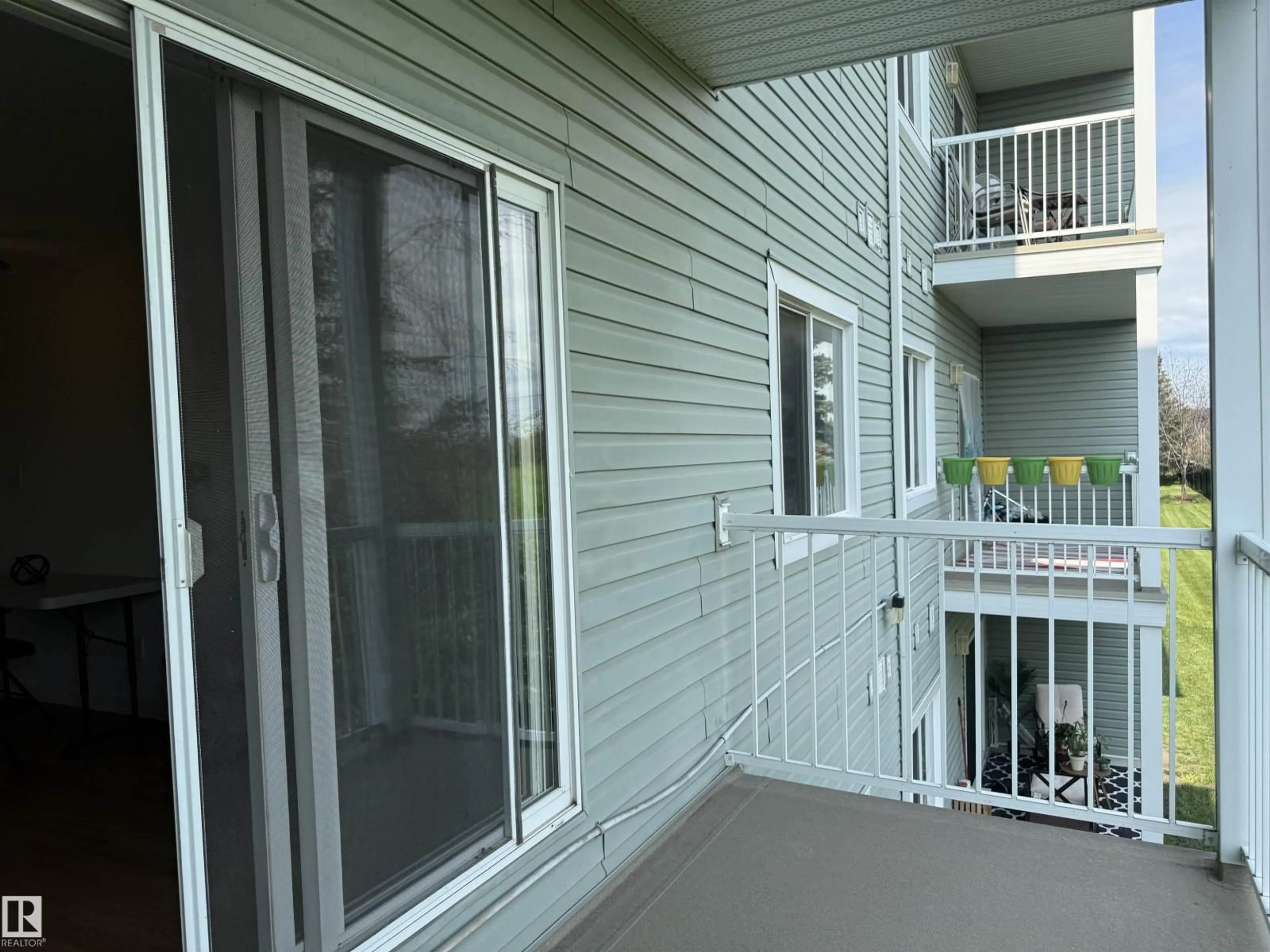 Balcony in the apartment, unknown for 70 - 210 WOODS-MERE CL, Fort Saskatchewan Alberta T8L4R8