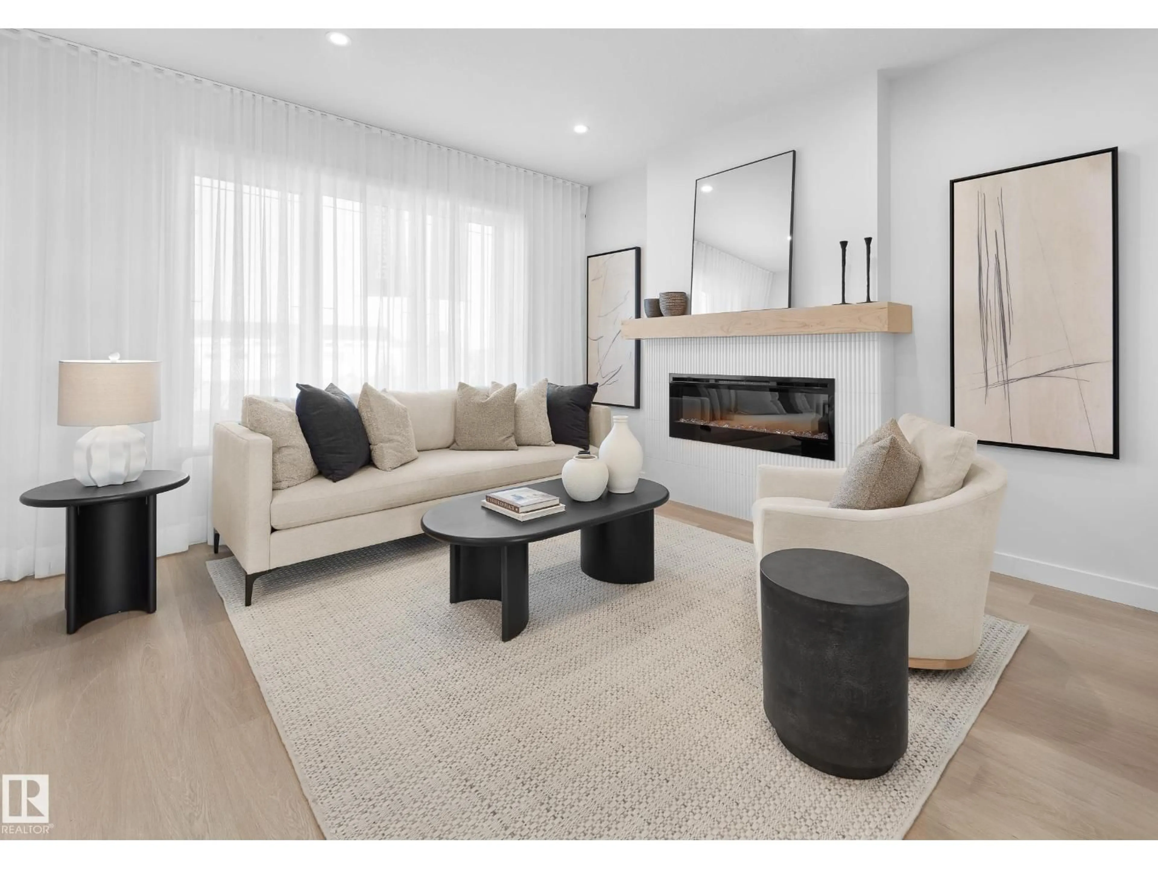 Living room with furniture, unknown for SW - 5636 HAWTHORN WY, Edmonton Alberta T6X3K7