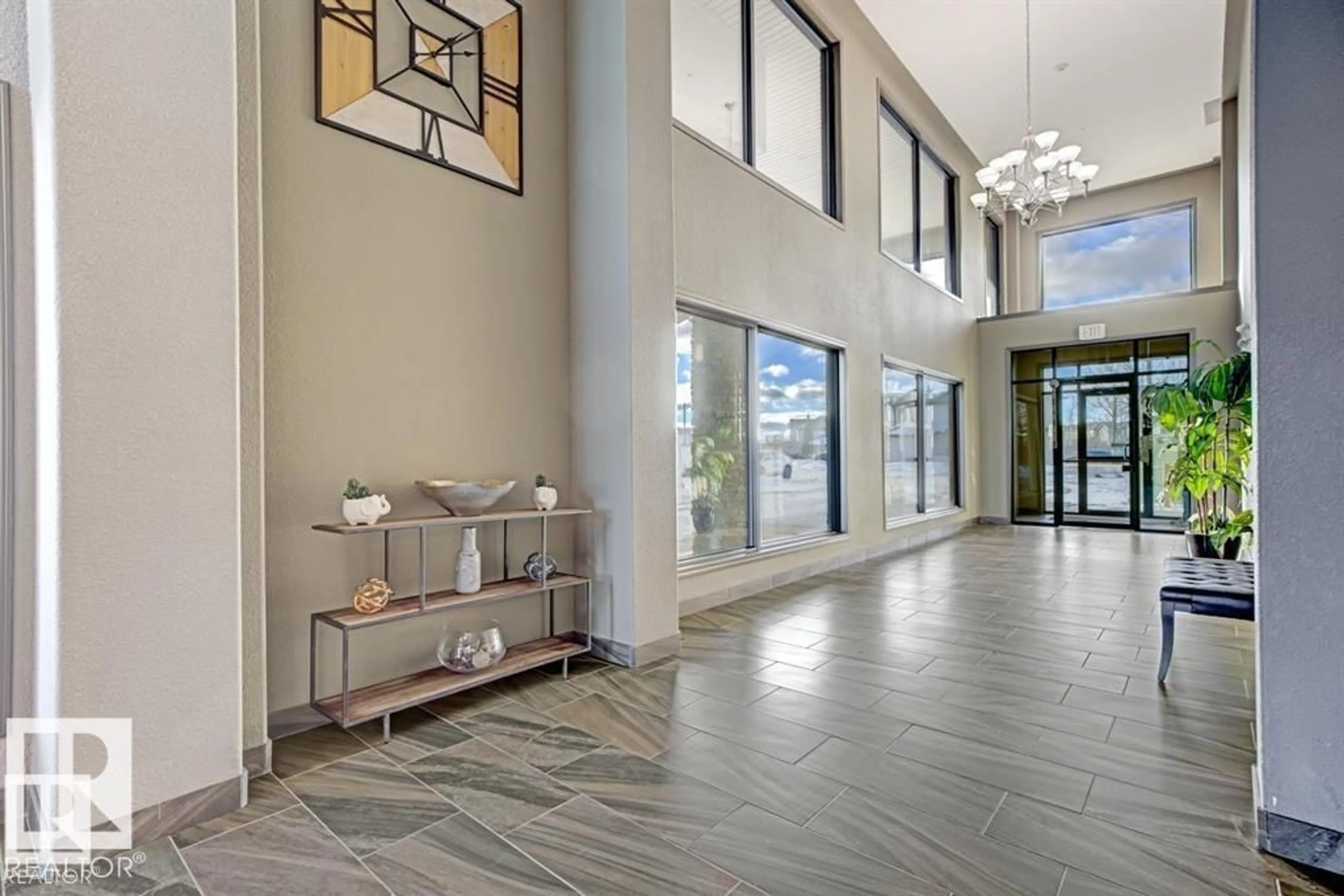 Indoor foyer for #229 - 1520 HAMMOND GATE NW, Edmonton Alberta T6M0J4