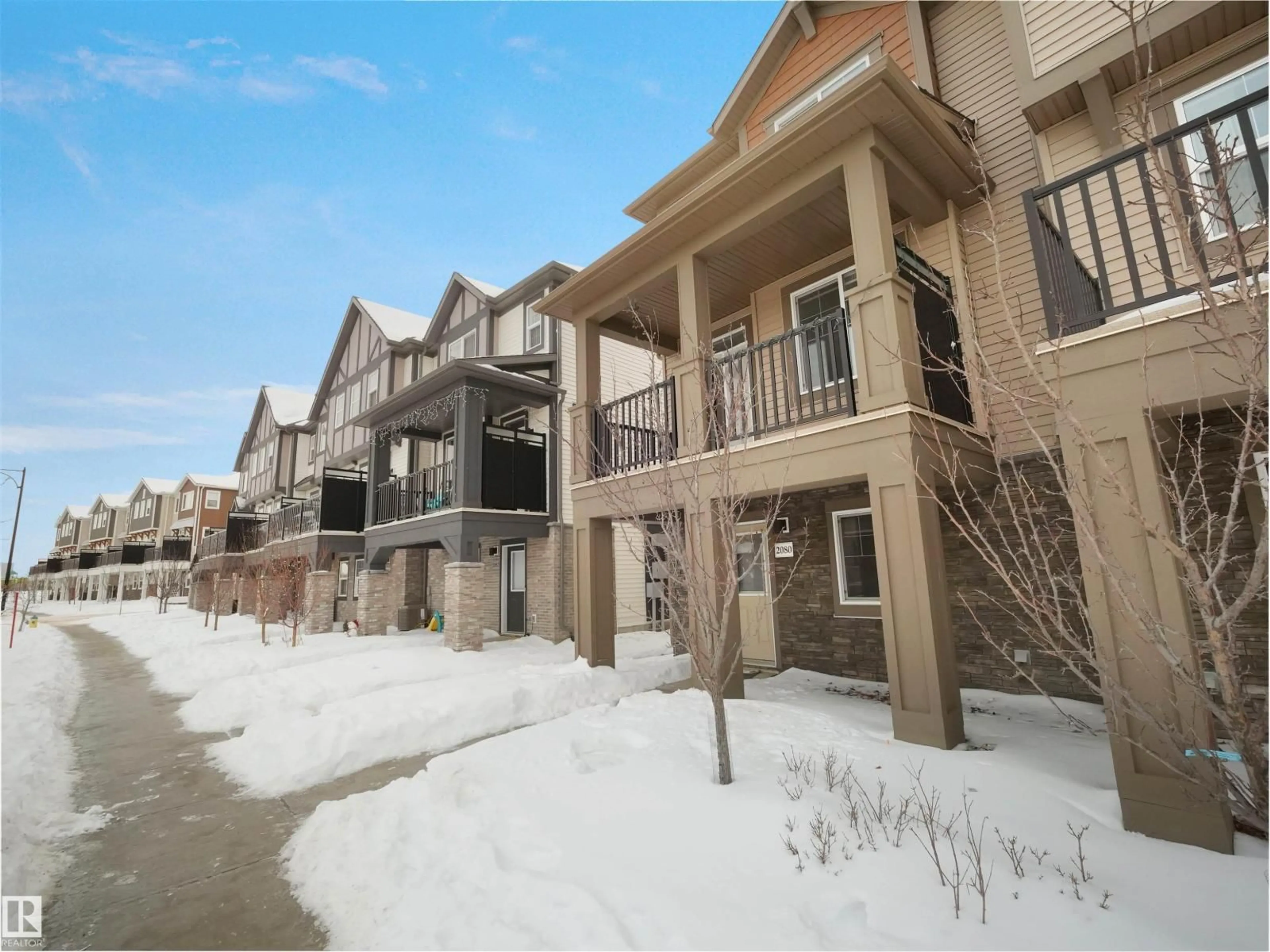 Patio, street for 2080 WONNACOTT WY, Edmonton Alberta T6X2V7