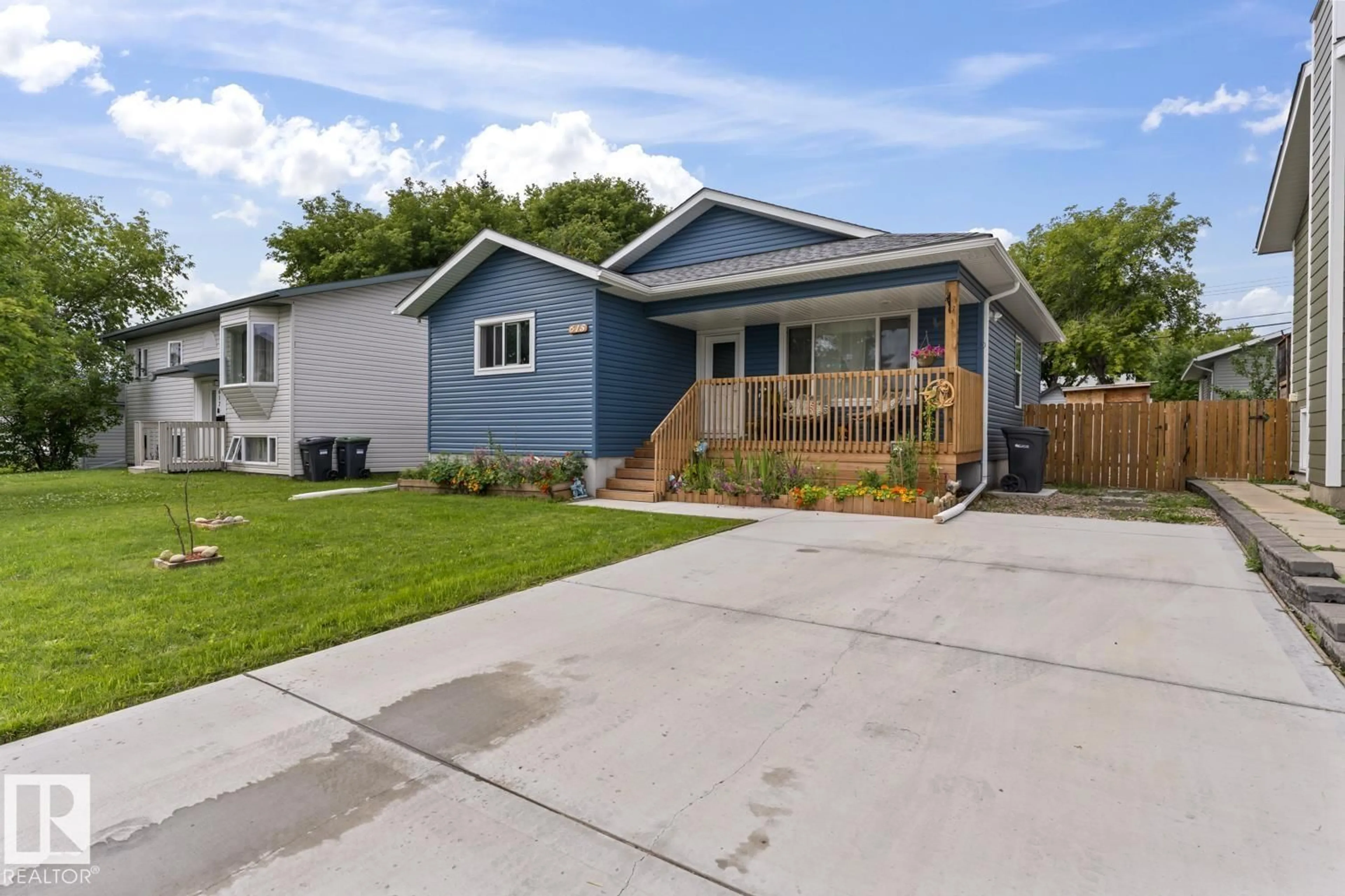 Home with vinyl exterior material, street for 615 10 ST, Cold Lake Alberta T9M1B1