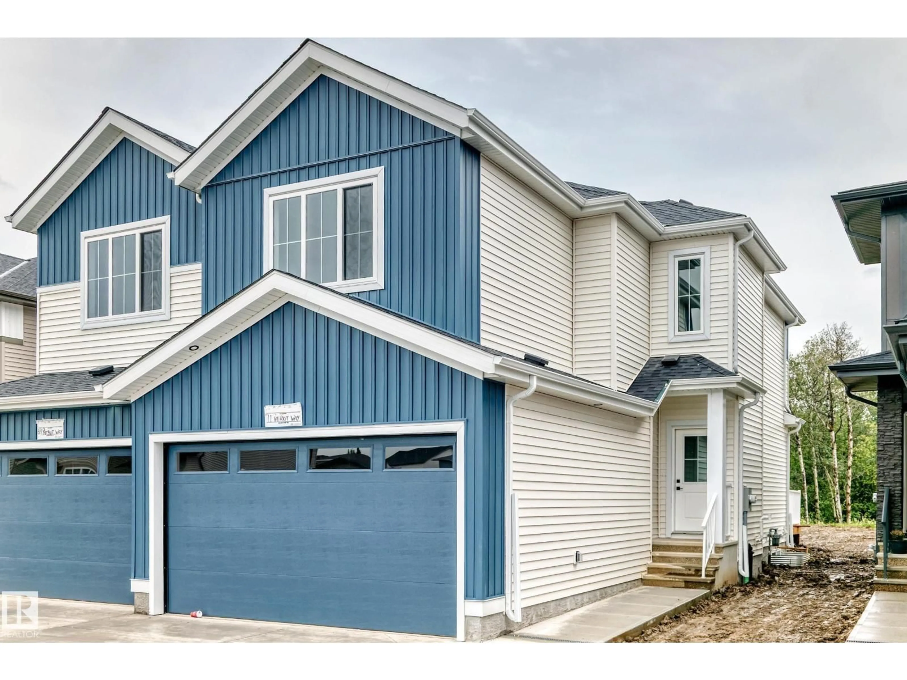 Home with vinyl exterior material, street for 71 PATRIOT WY, Spruce Grove Alberta T7X4E8