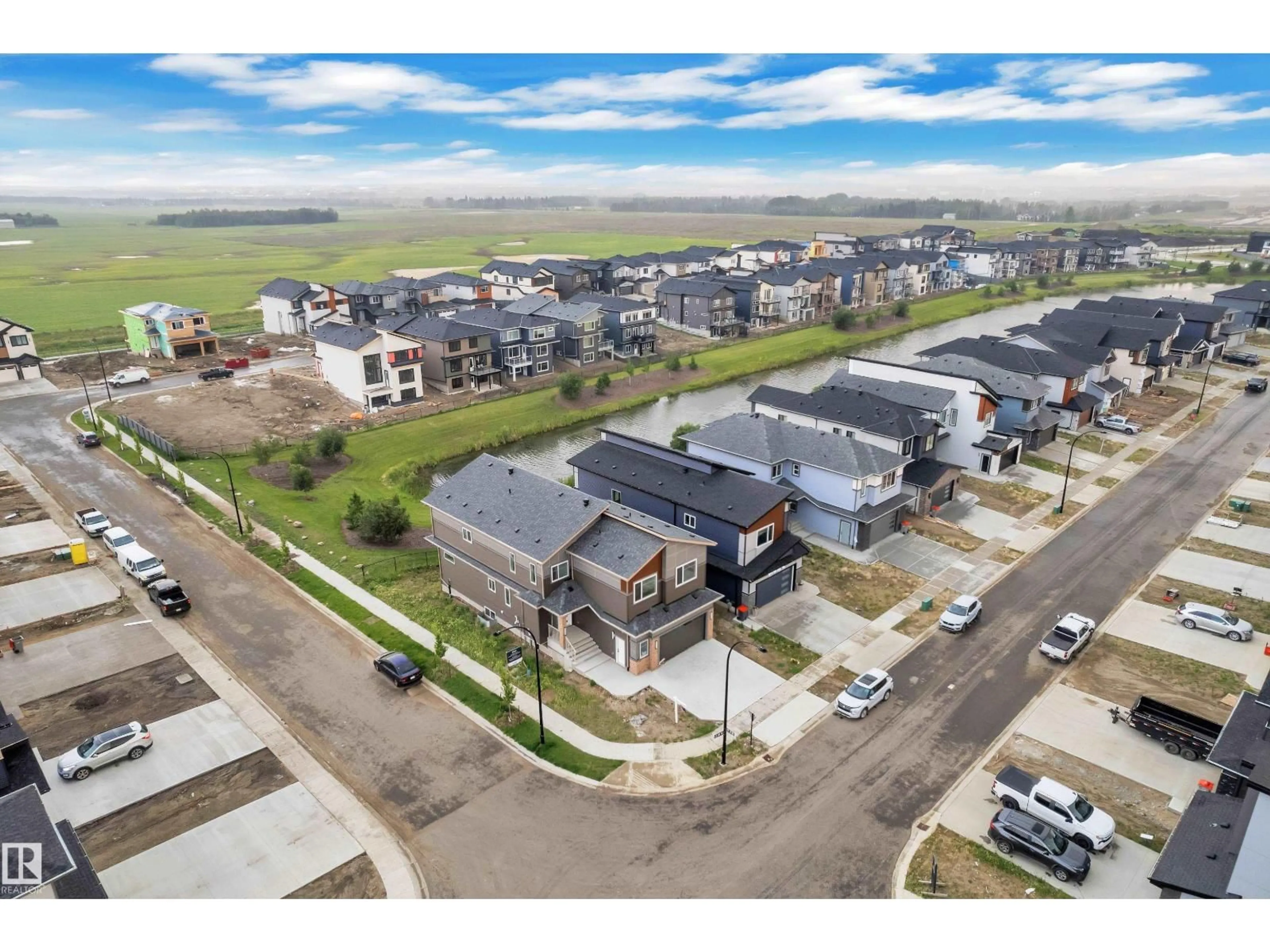 A pic from outside/outdoor area/front of a property/back of a property/a pic from drone, street for 2817 63 AV, Rural Leduc County Alberta T4X3A6