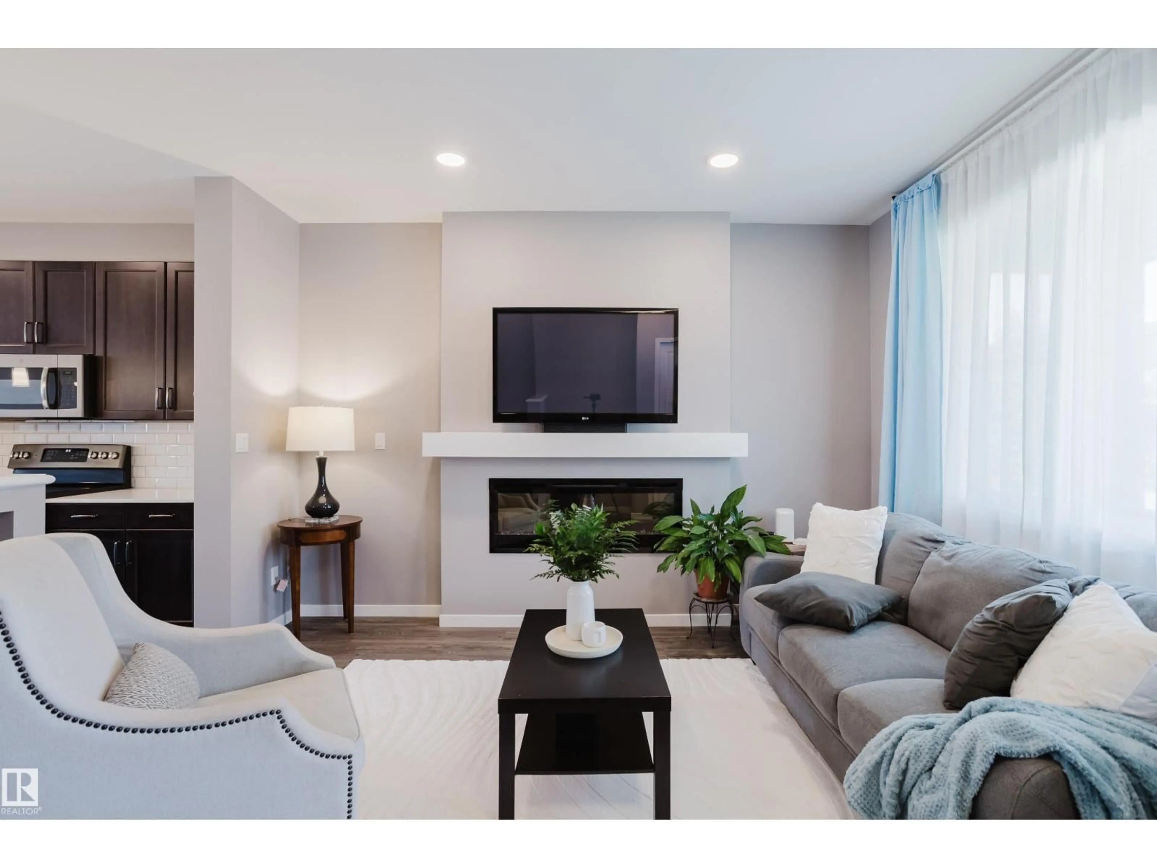 Living room with furniture, unknown for 4331 COOKE LN, Edmonton Alberta T6W4M7