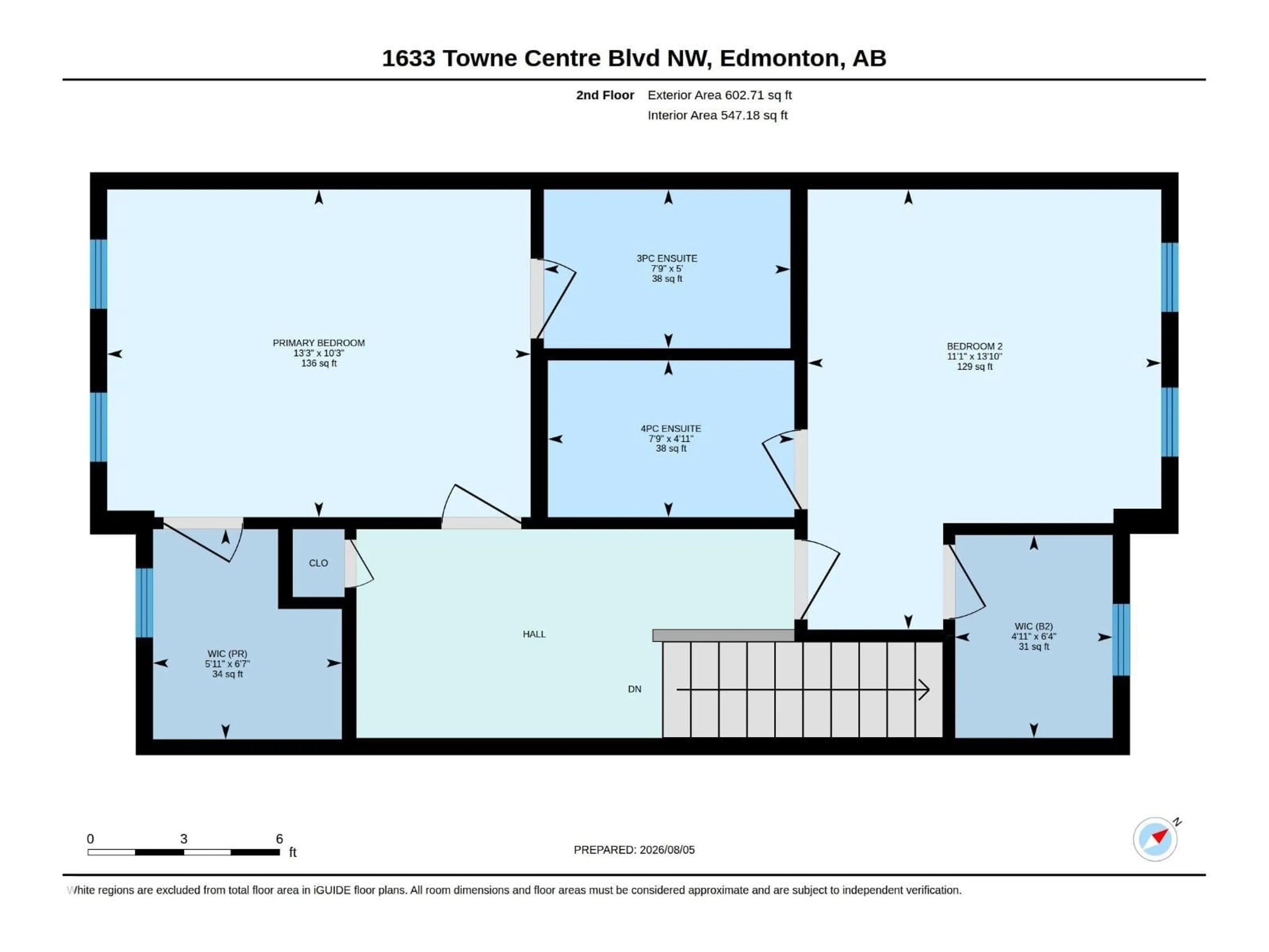 Floor plan for NW - 1633 TOWNE CENTURE BV, Edmonton Alberta T6R0S3