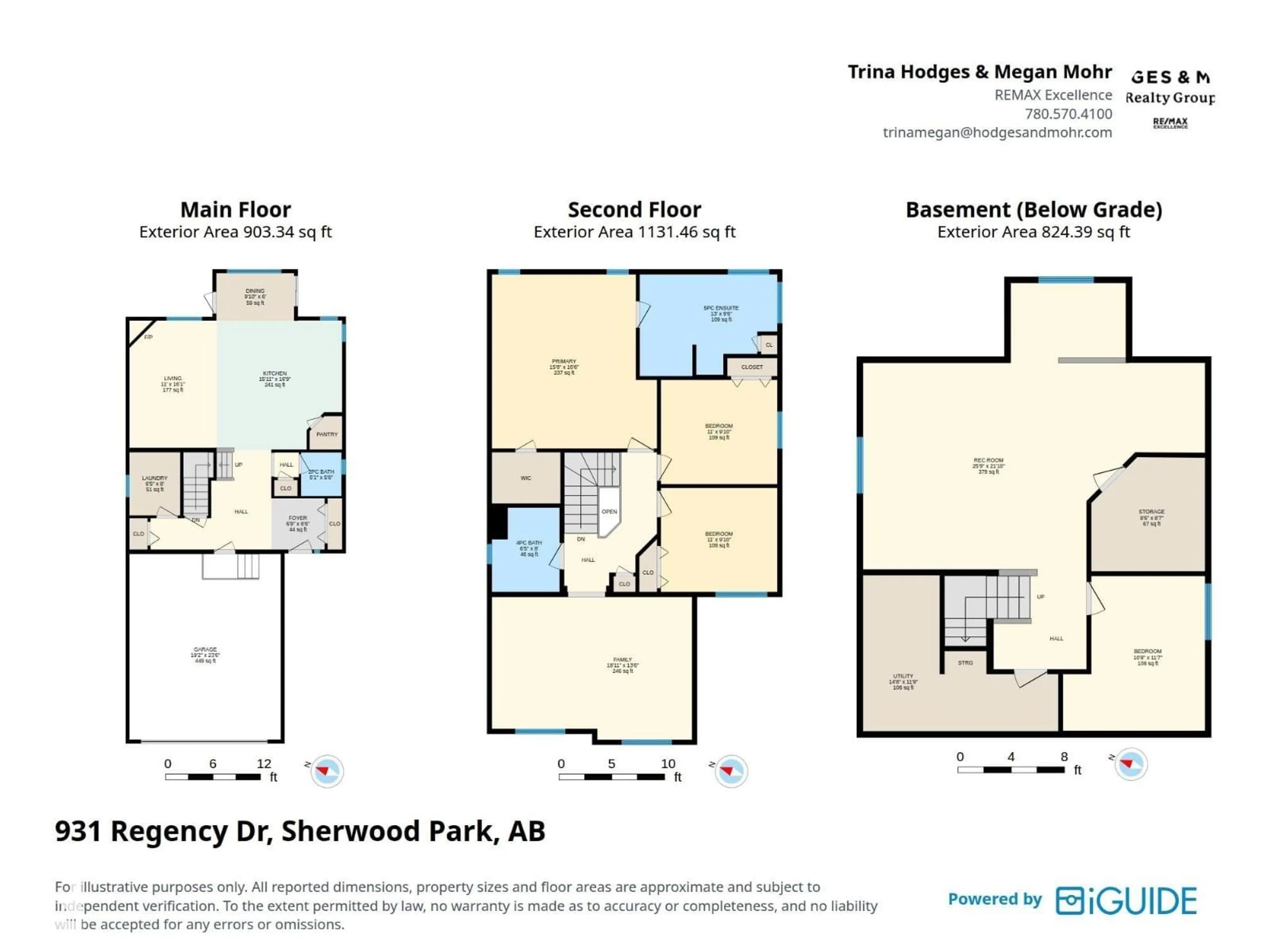 Floor plan for 931 REGENCY DR, Sherwood Park Alberta T8A3K3