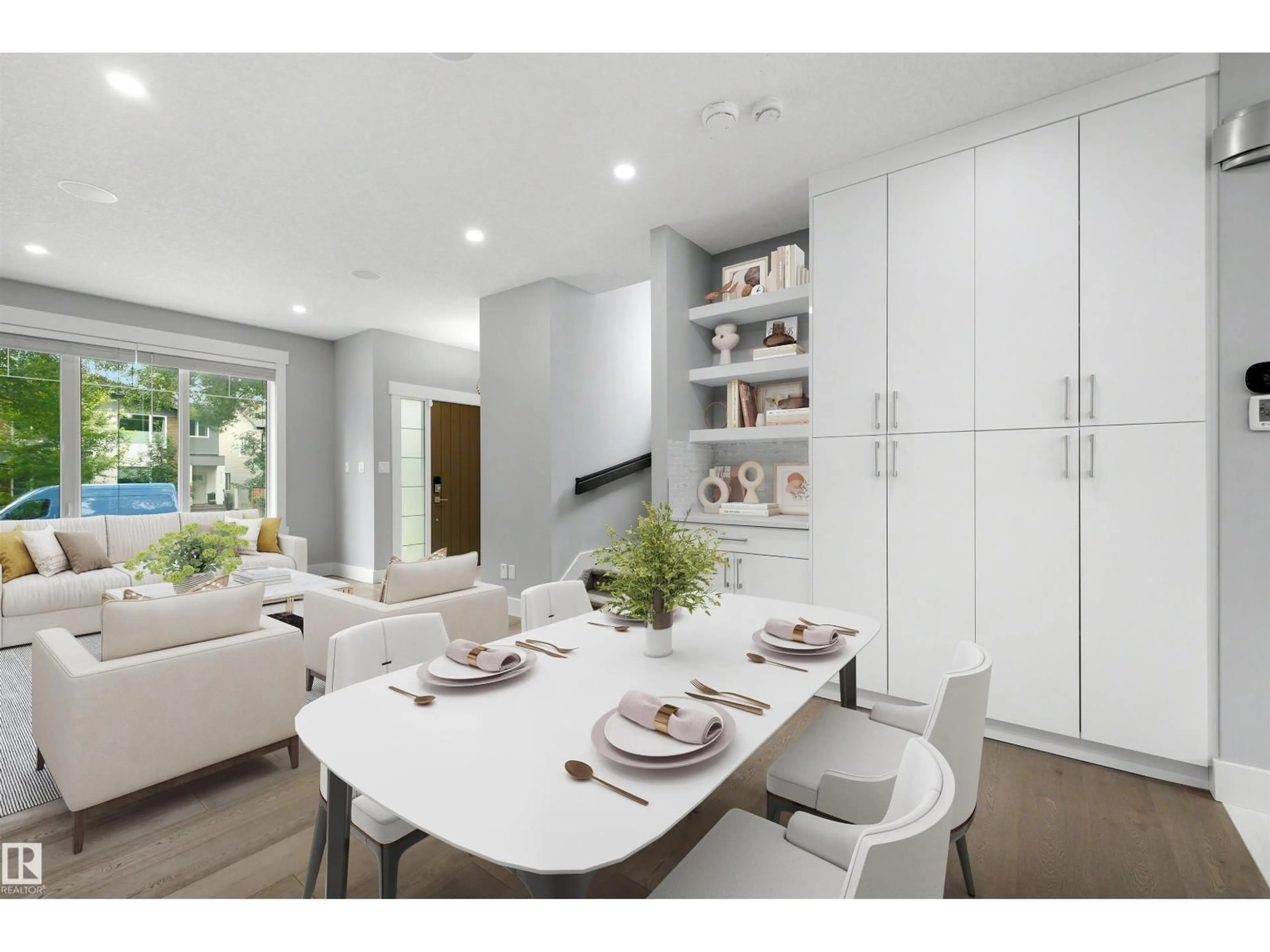 Open concept kitchen, unknown for NW - 9013 90 ST, Edmonton Alberta T6C3L8