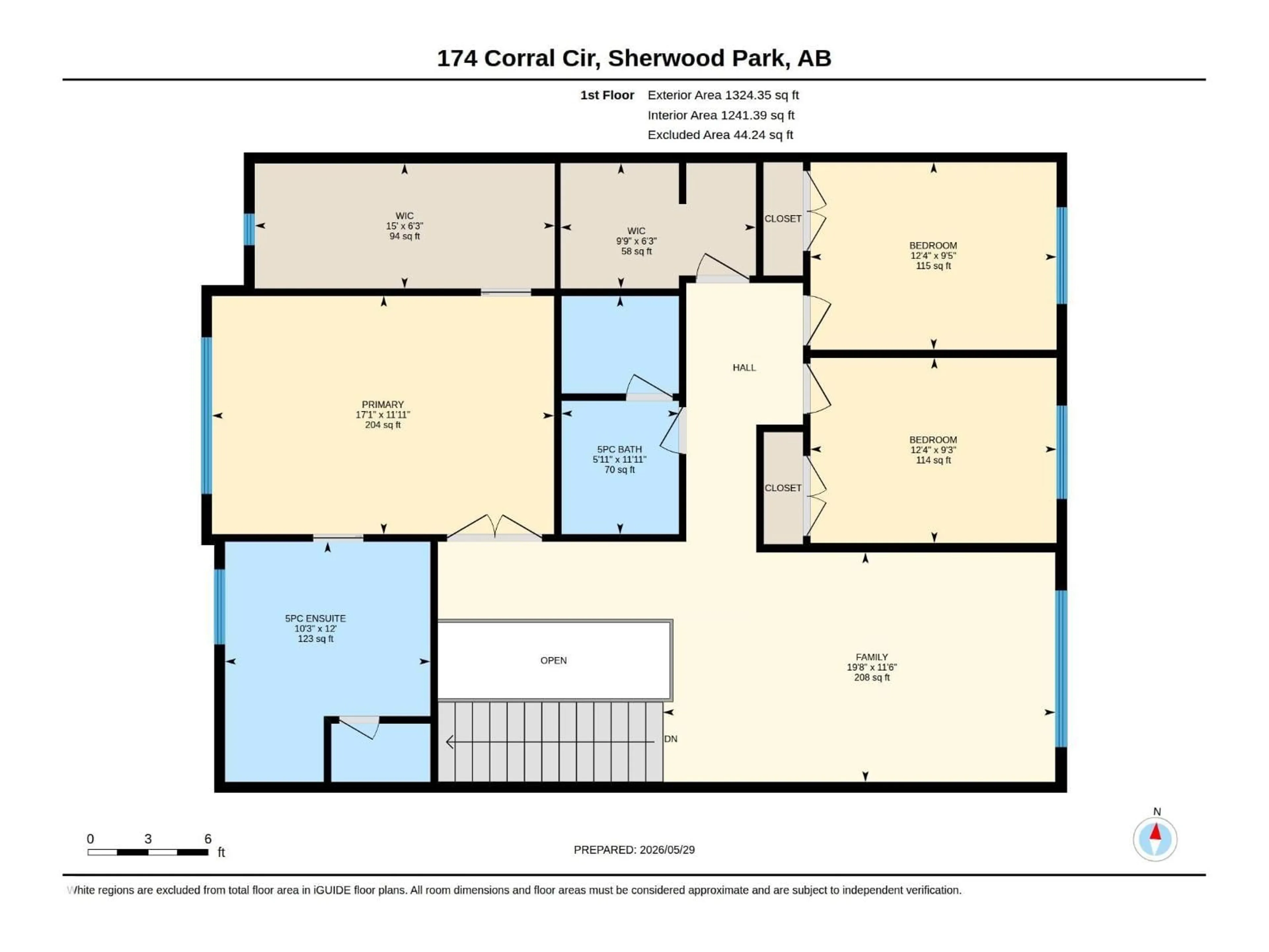 Floor plan for 174 CORRAL CI, Sherwood Park Alberta T8A4V2