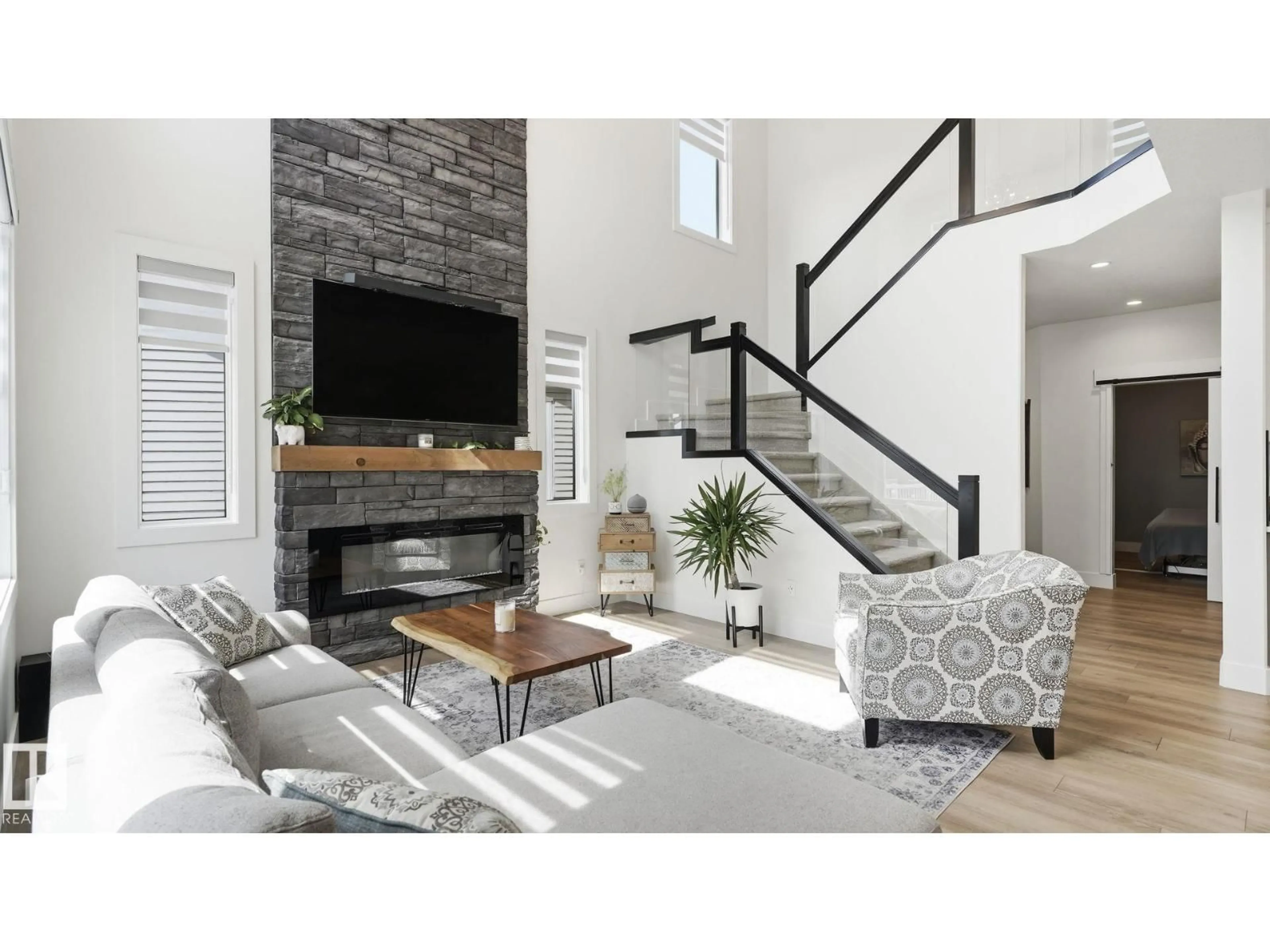 Living room with furniture, unknown for 19 HOLT CV, Spruce Grove Alberta T7X2W9