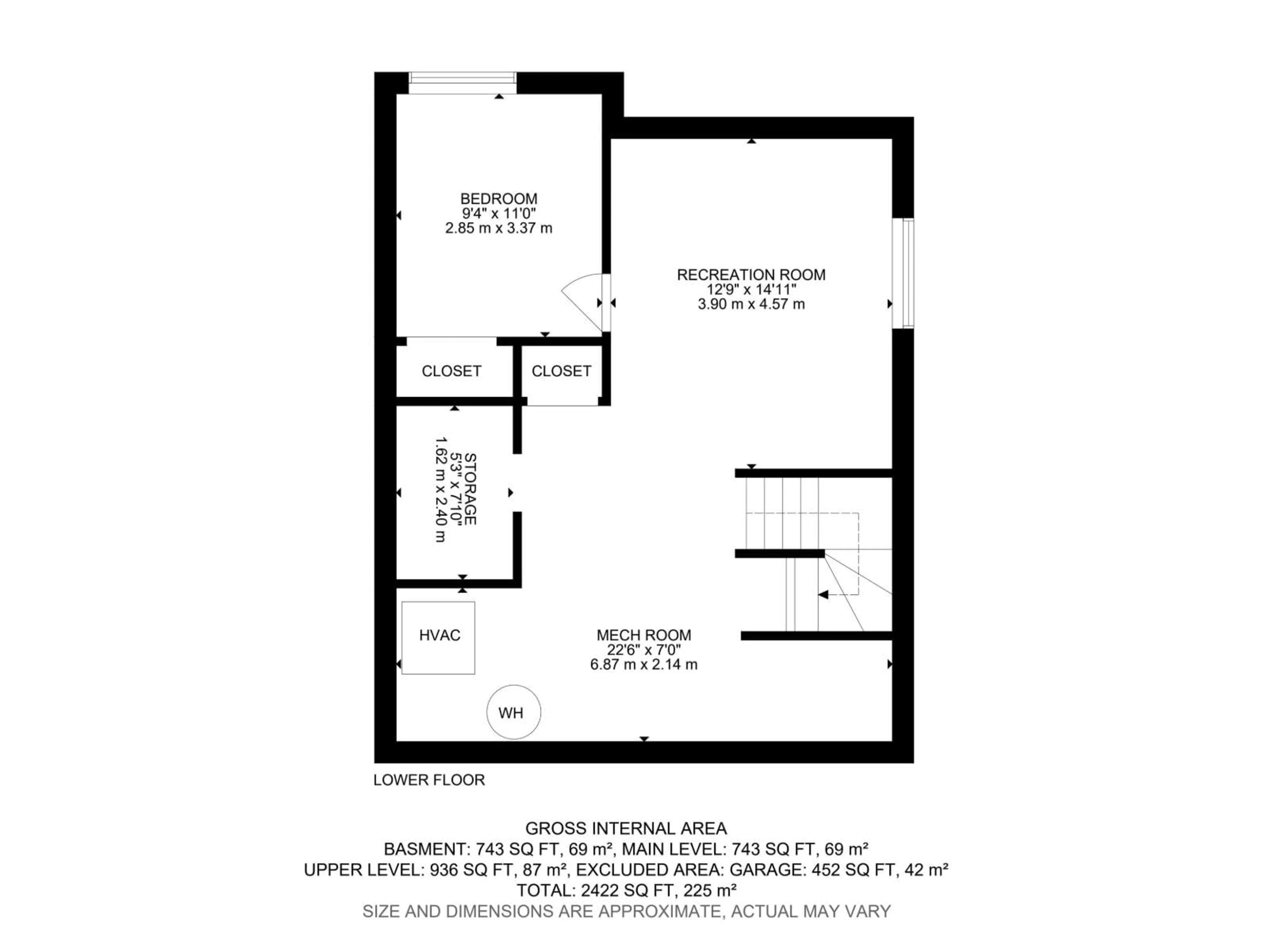 Floor plan for 29 HUDSON CV, Spruce Grove Alberta T7X0R8
