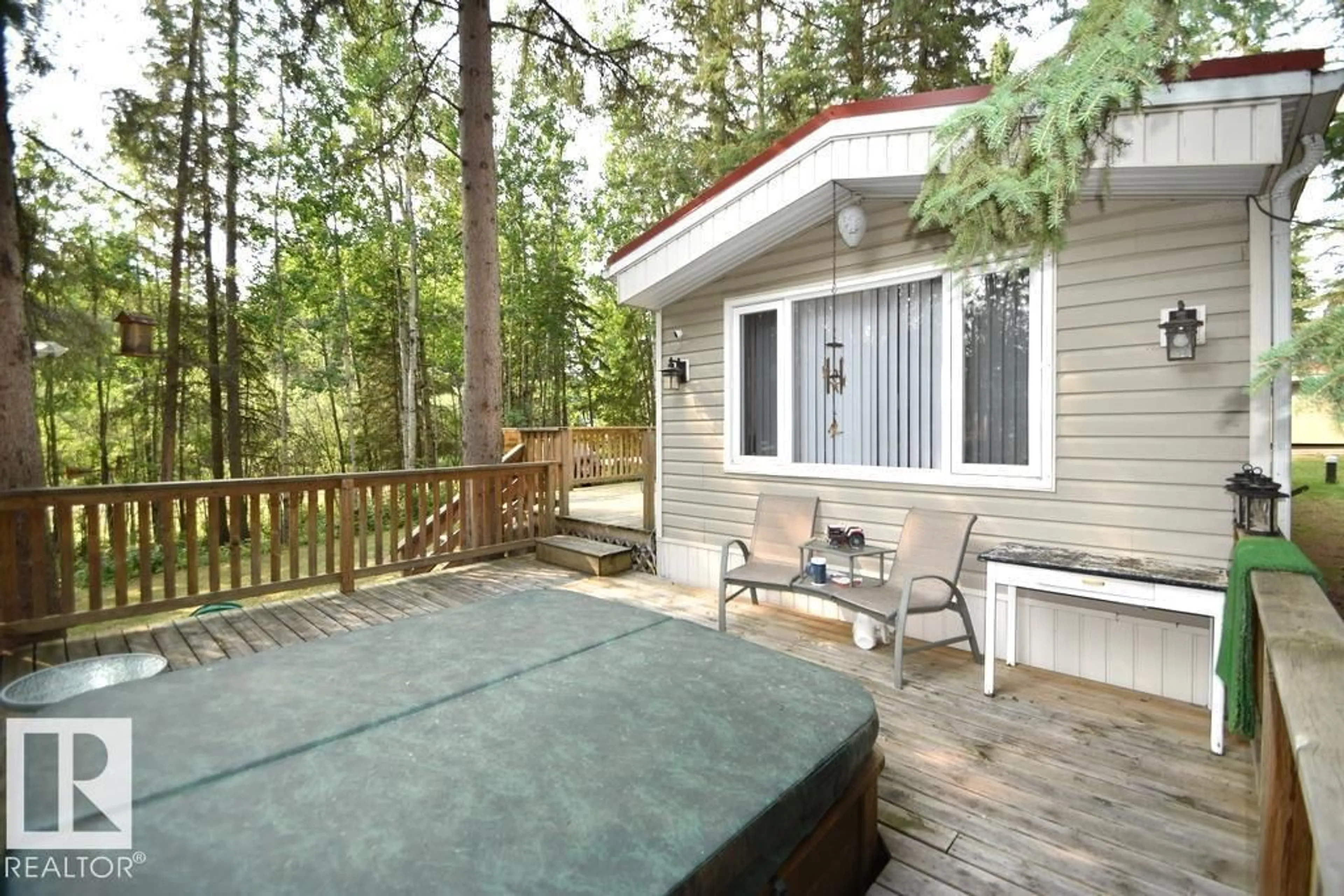 Patio, forest/trees view for 280A LYN LANE, Rural Athabasca County Alberta T0A0M0