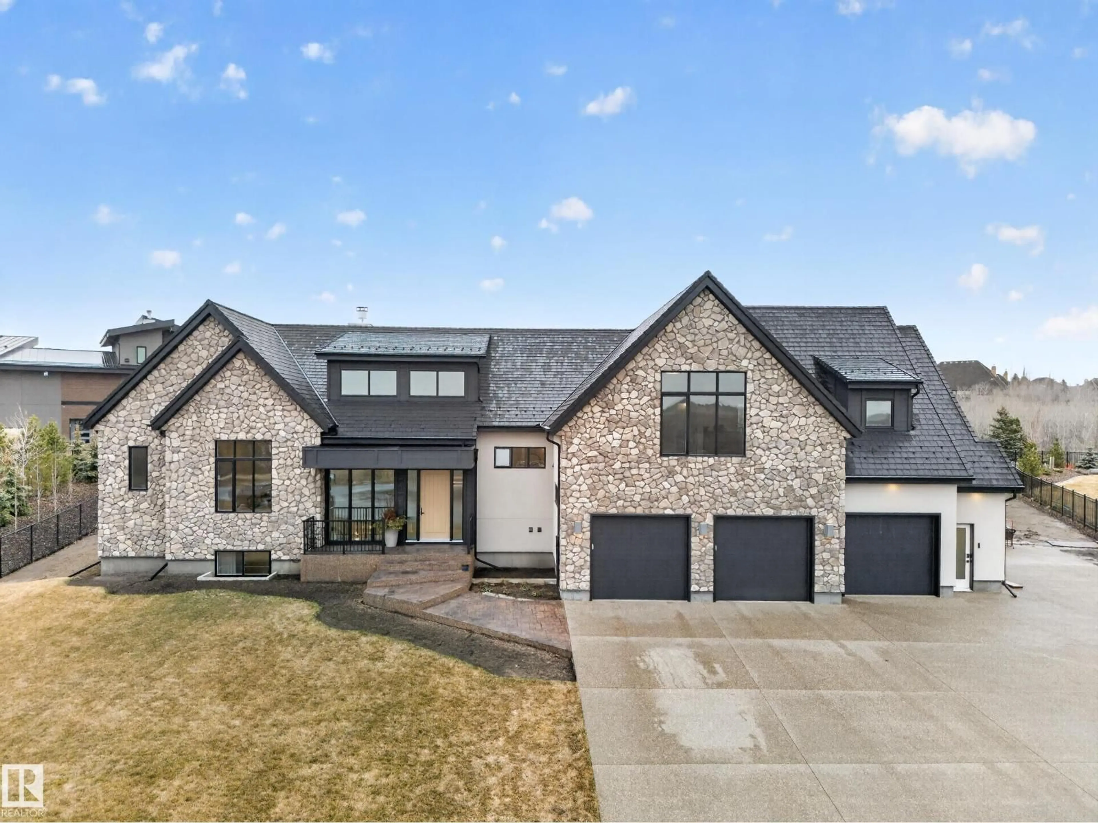 Home with brick exterior material, street for 54403 RGE ROAD 251, Rural Sturgeon County Alberta T5T0B5