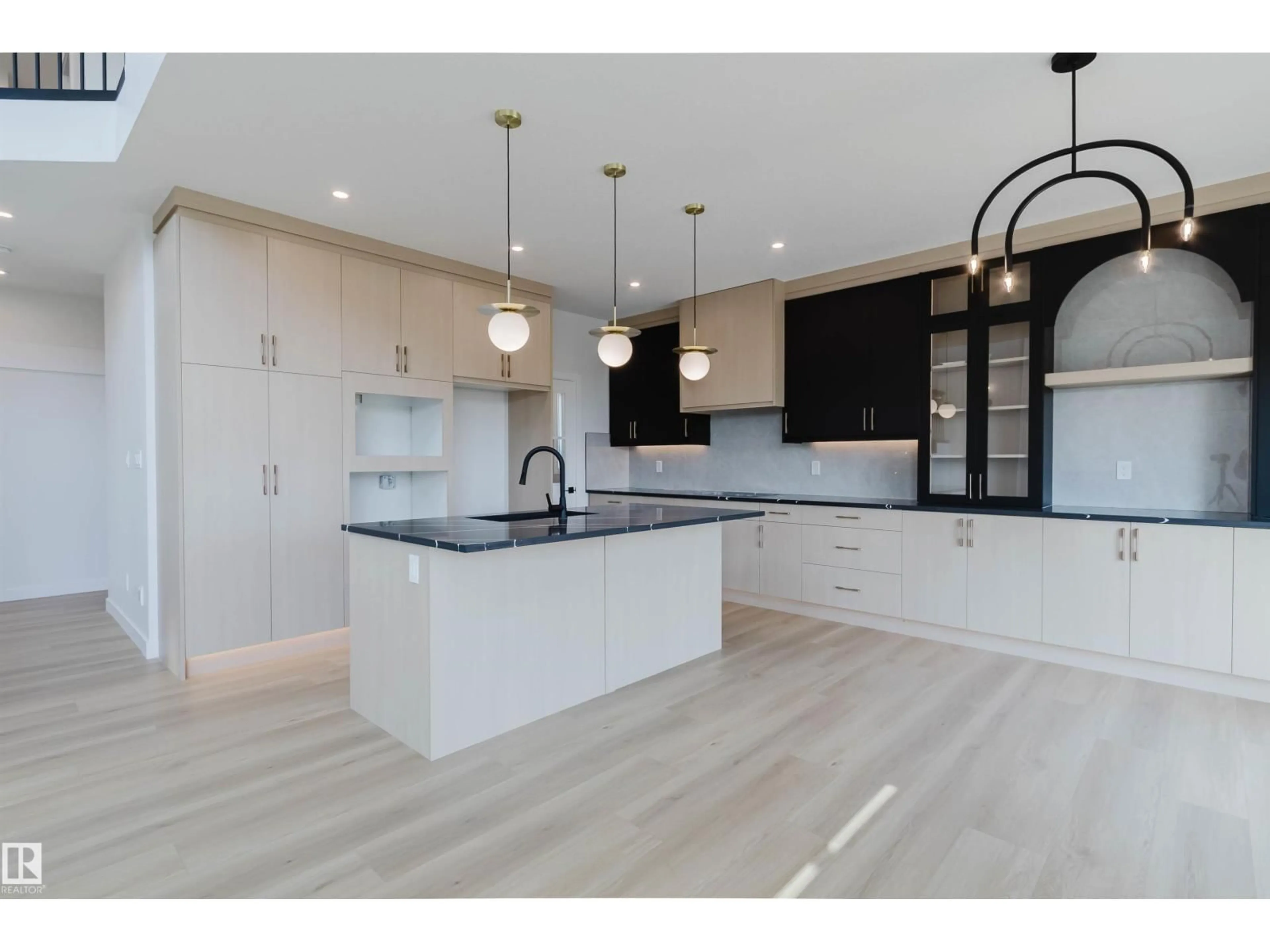 Open concept kitchen, unknown for SW - 3327 CHERNOWSKI WY, Edmonton Alberta T6W5V6