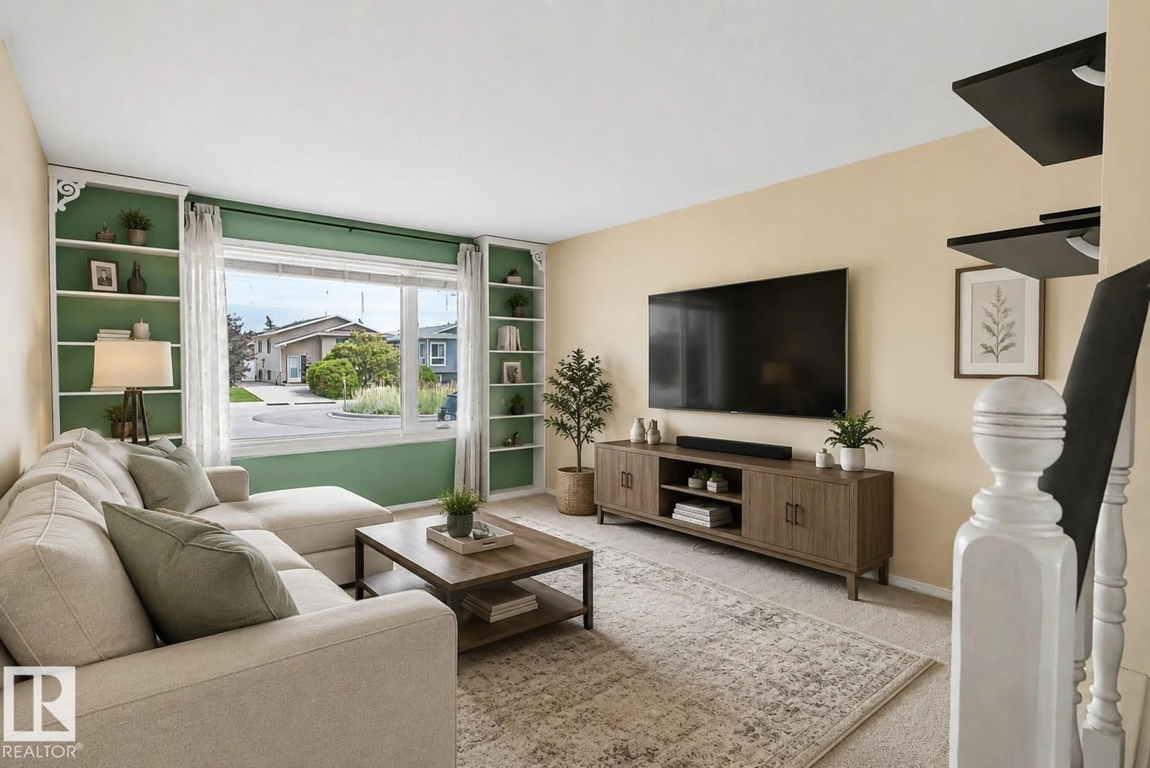 Living room with furniture, unknown for 10032 173 AV, Edmonton Alberta T5X3X9