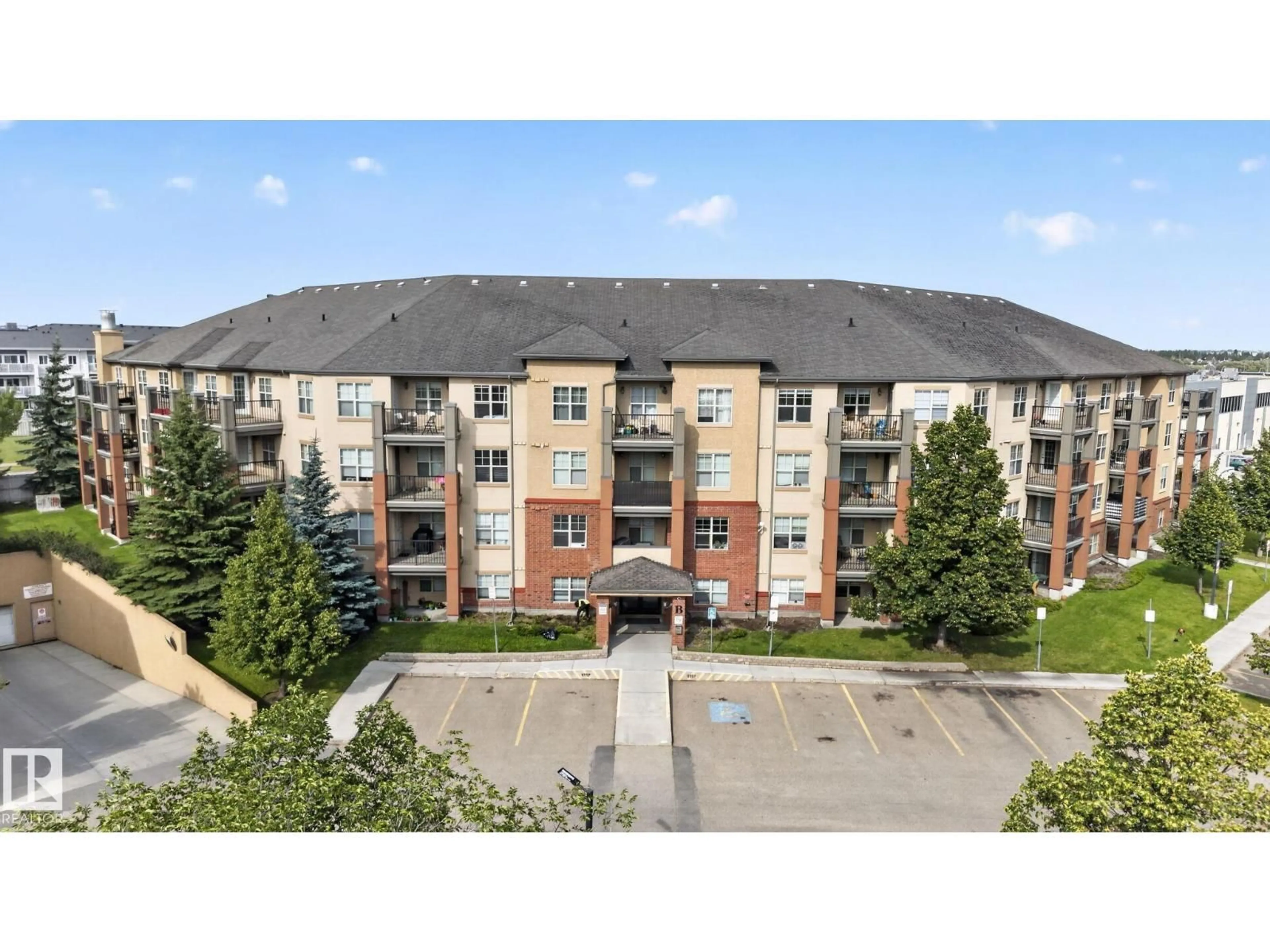 A pic from outside/outdoor area/front of a property/back of a property/a pic from drone, unknown for 317 - 11441 ELLERSLIE RD, Edmonton Alberta T6W1S9