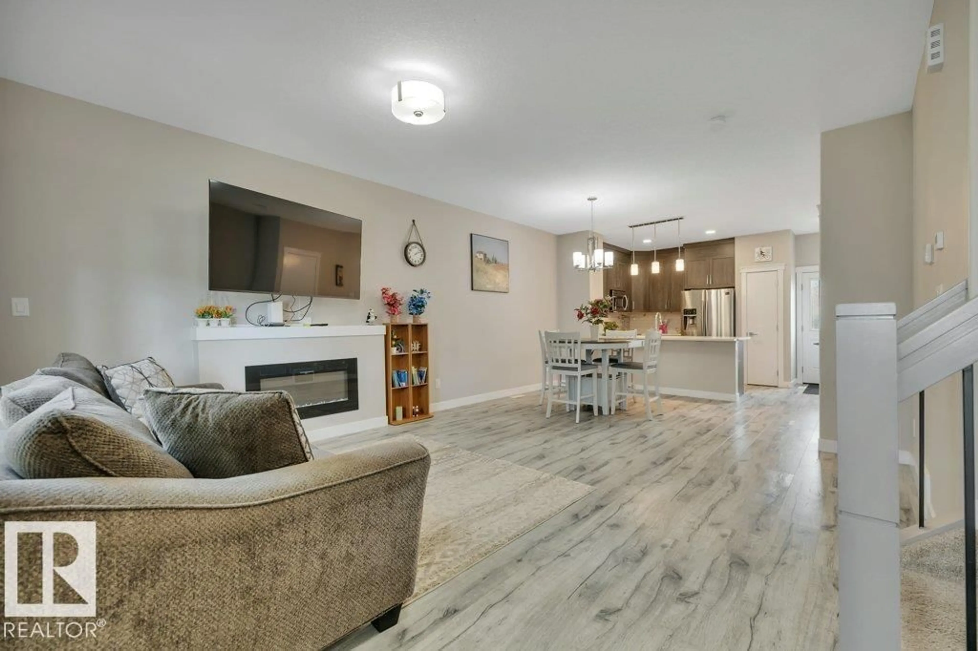 Living room with furniture, unknown for 729 BERG LO, Leduc Alberta T9E1G8