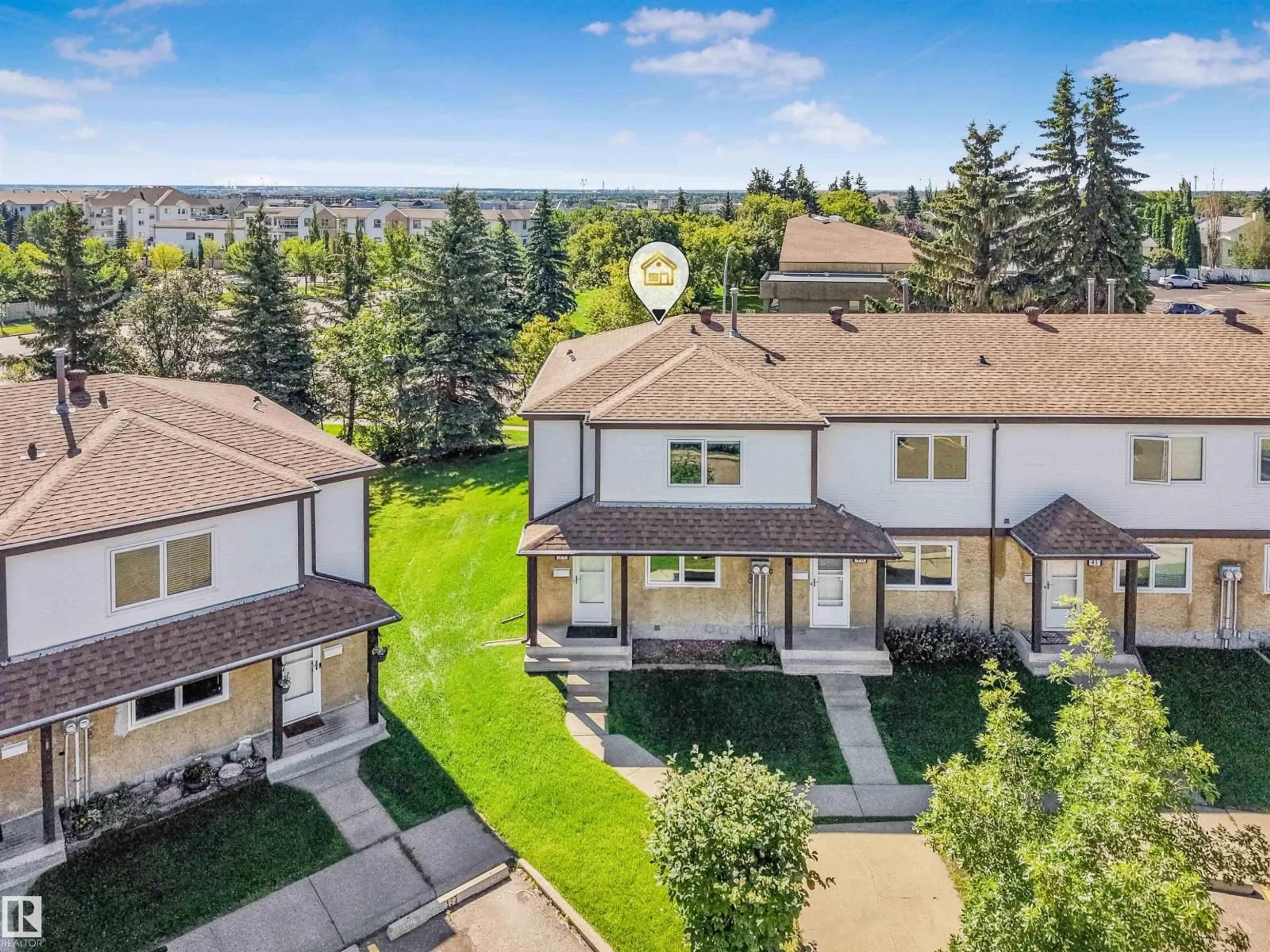 A pic from outside/outdoor area/front of a property/back of a property/a pic from drone, unknown for #39 - 14511 52 ST, Edmonton Alberta T5A4M6