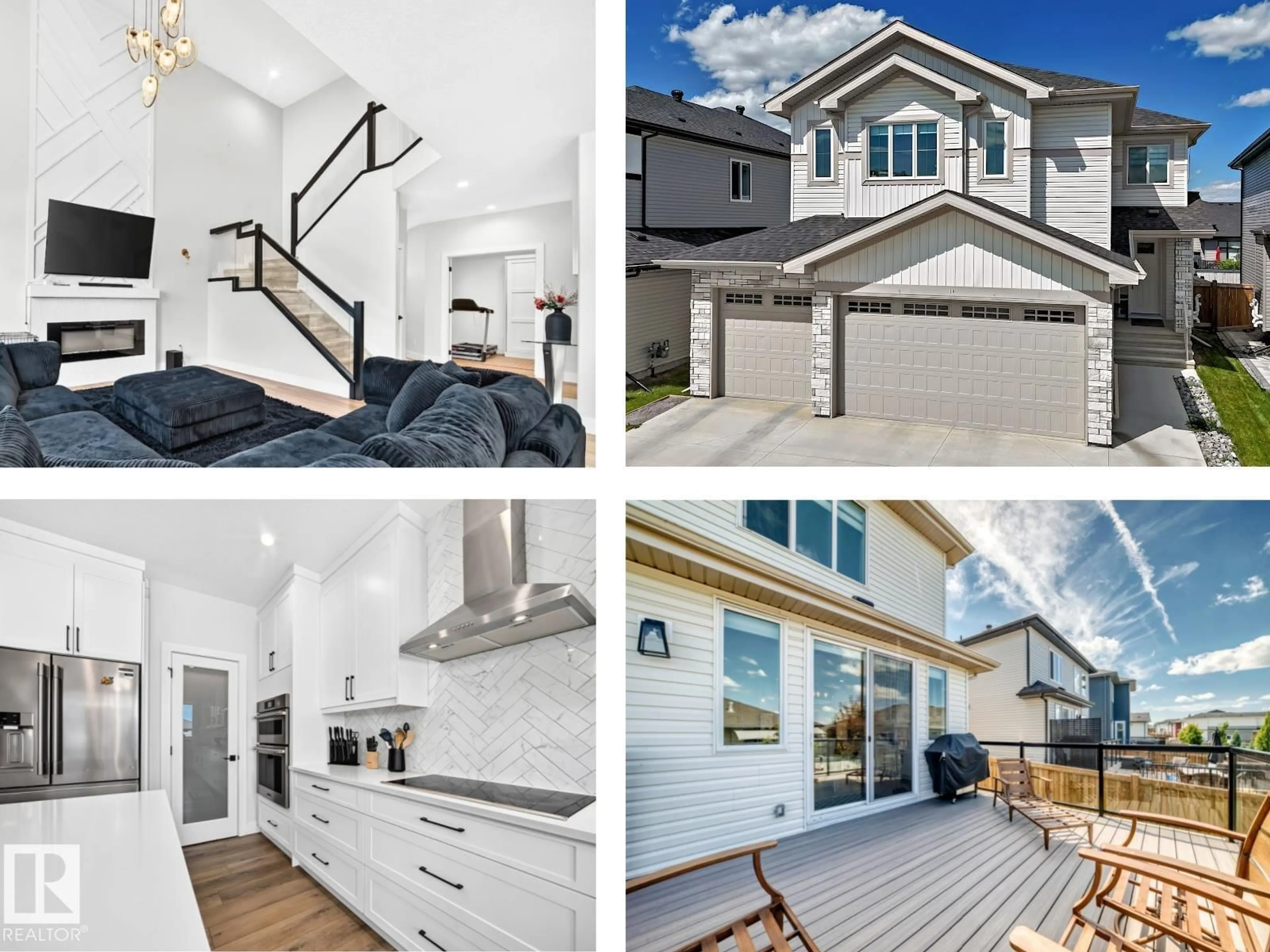 Home with vinyl exterior material, street for 38 AVONLEA WY, Spruce Grove Alberta T7X0Y3