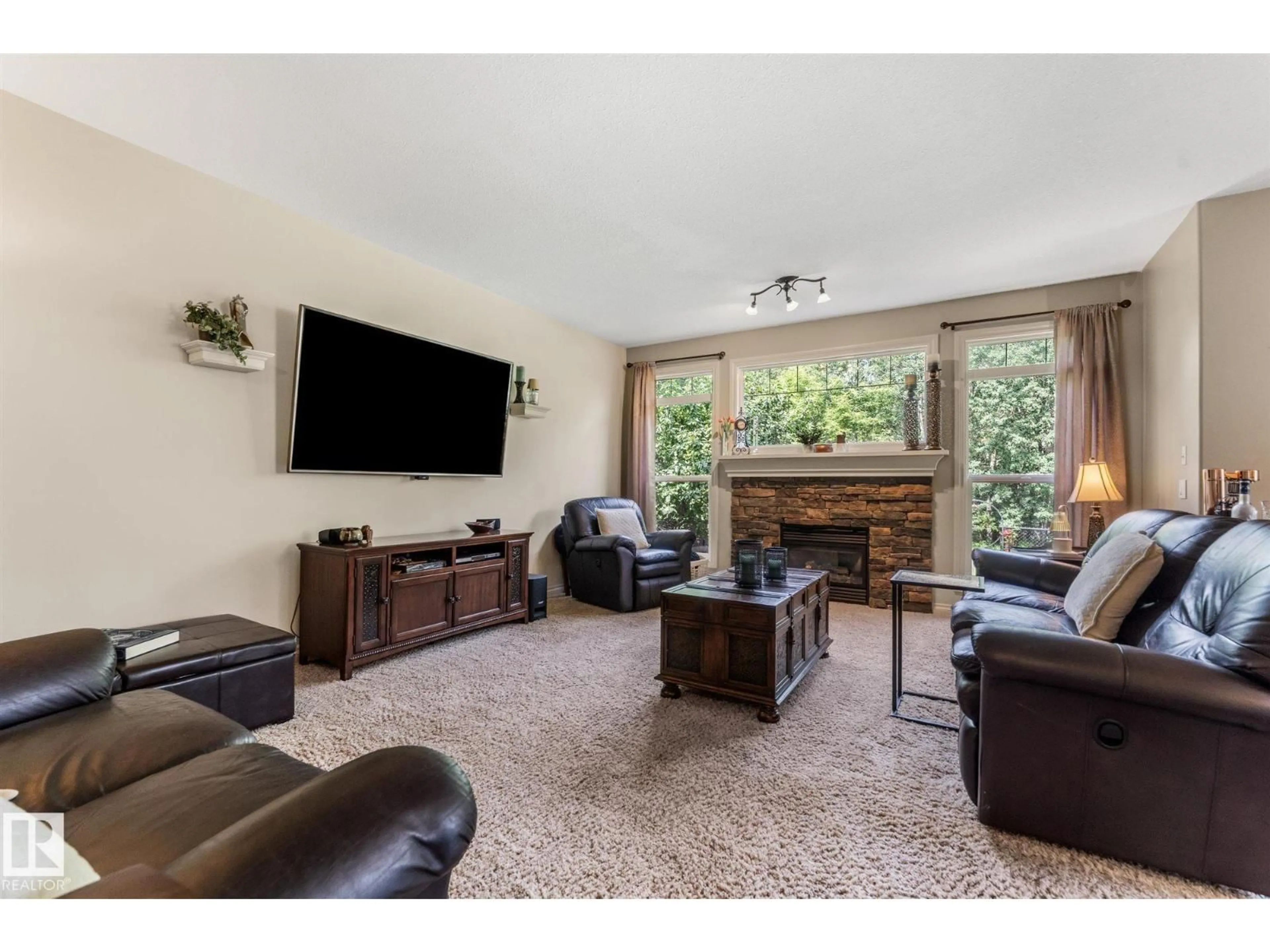 Living room with furniture, unknown for 8 DANFIELD PL, Spruce Grove Alberta T7X0A3