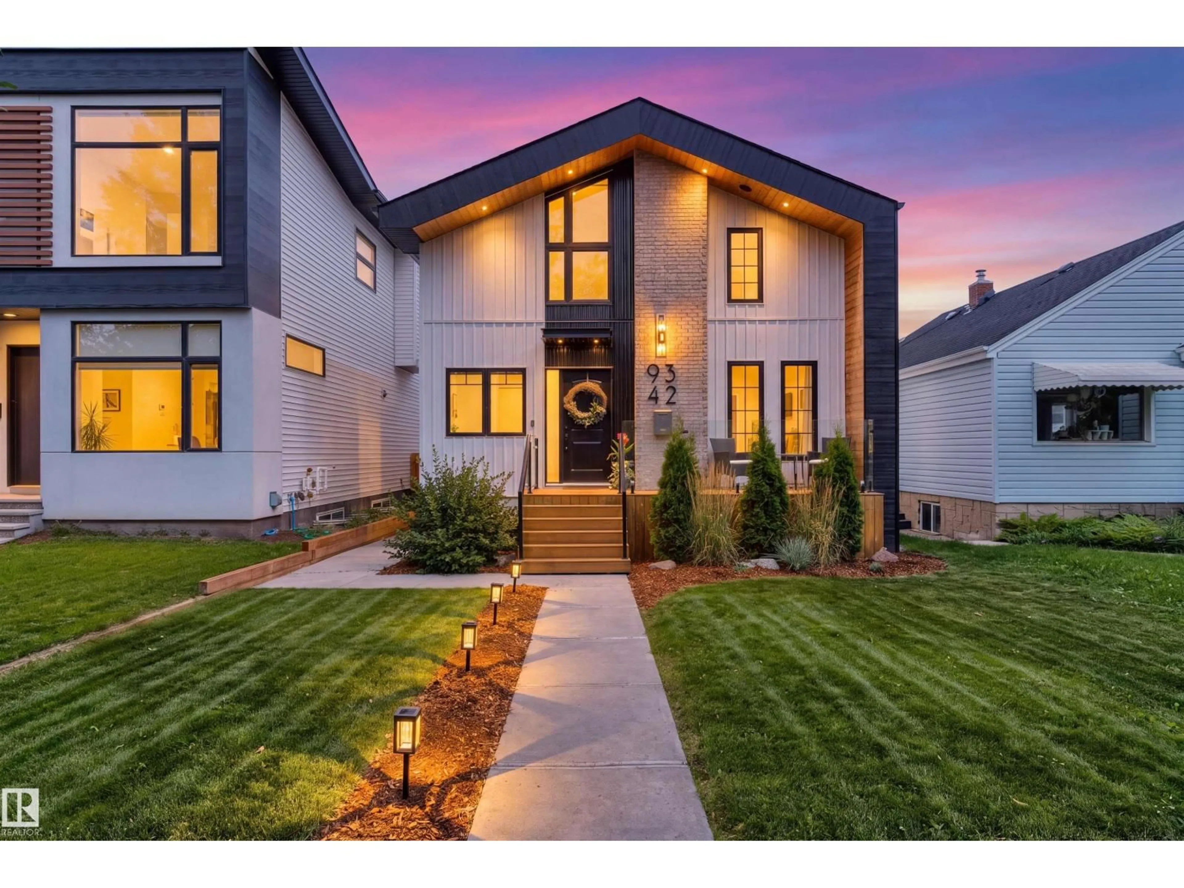 Home with brick exterior material, street for 9342 74 AV, Edmonton Alberta T6E1E2