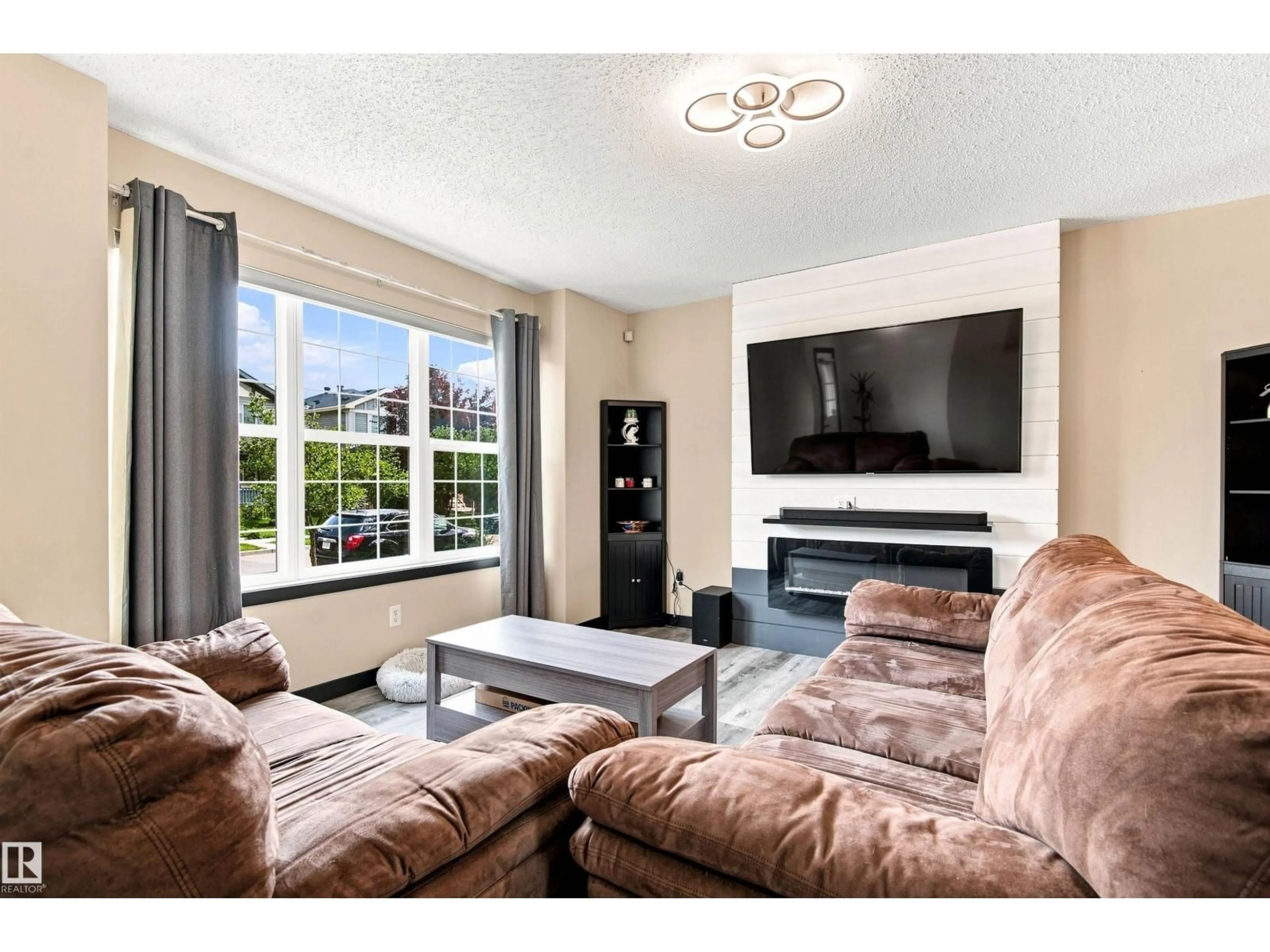 Living room with furniture, unknown for 204 59 ST, Edmonton Alberta T6X0E9