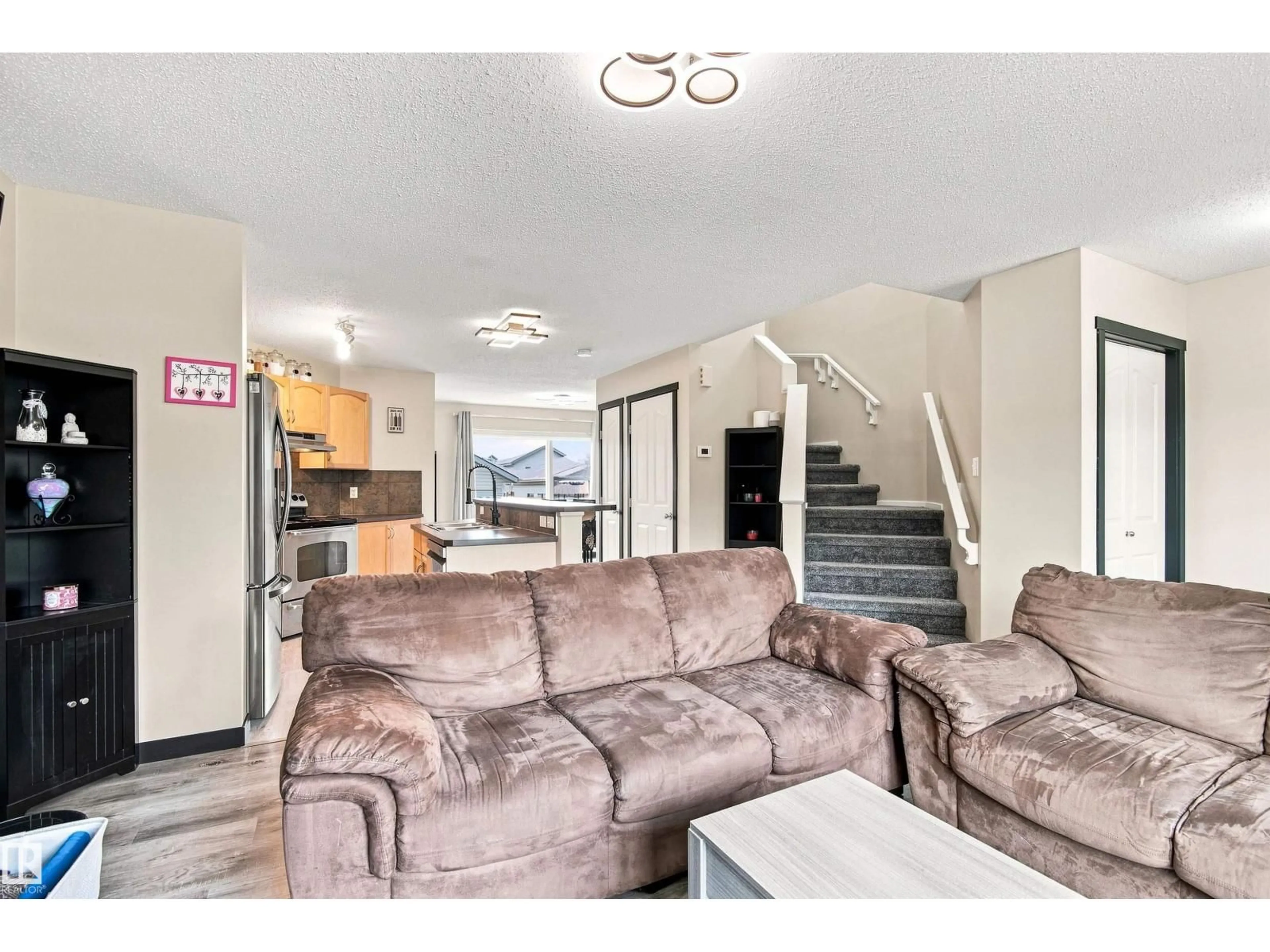 Living room with furniture, unknown for 204 59 ST, Edmonton Alberta T6X0E9