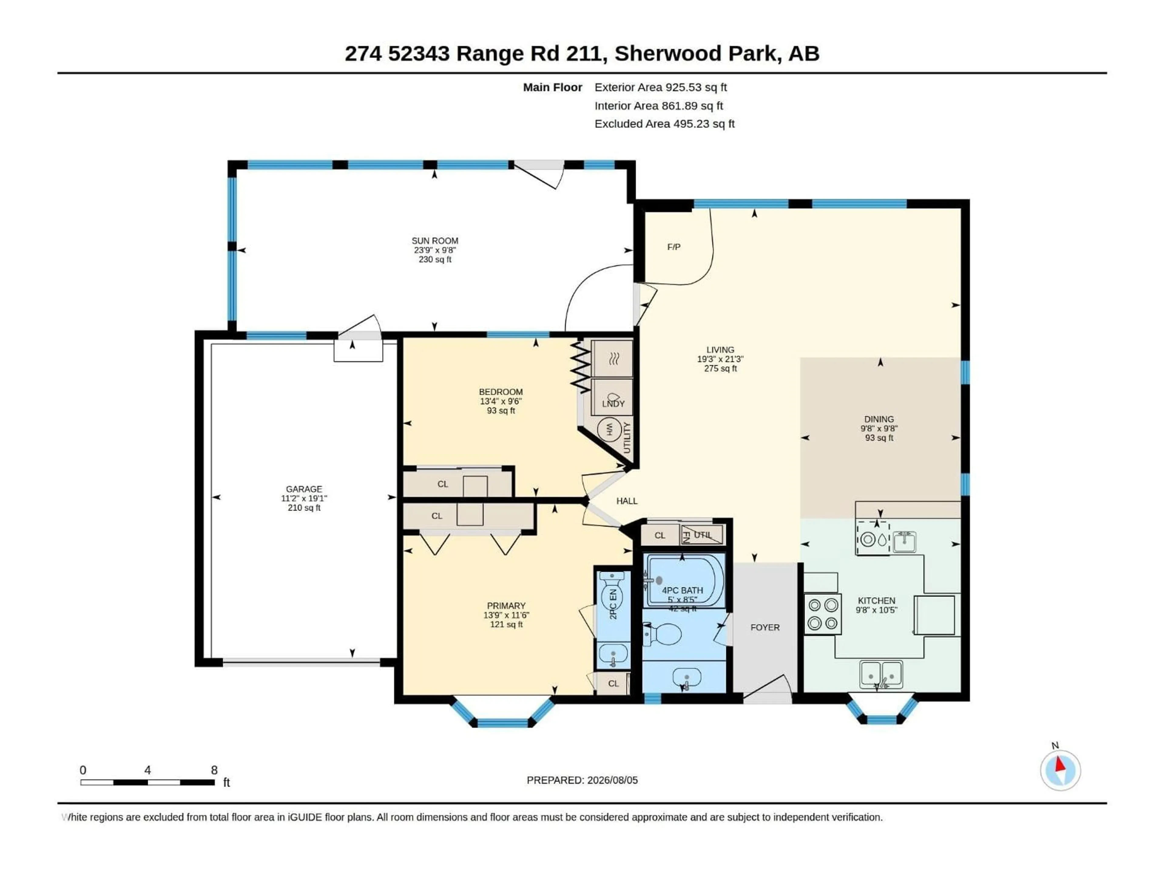 Floor plan for 52343 - 274 RGE ROAD 211, Rural Strathcona County Alberta T8G1A6