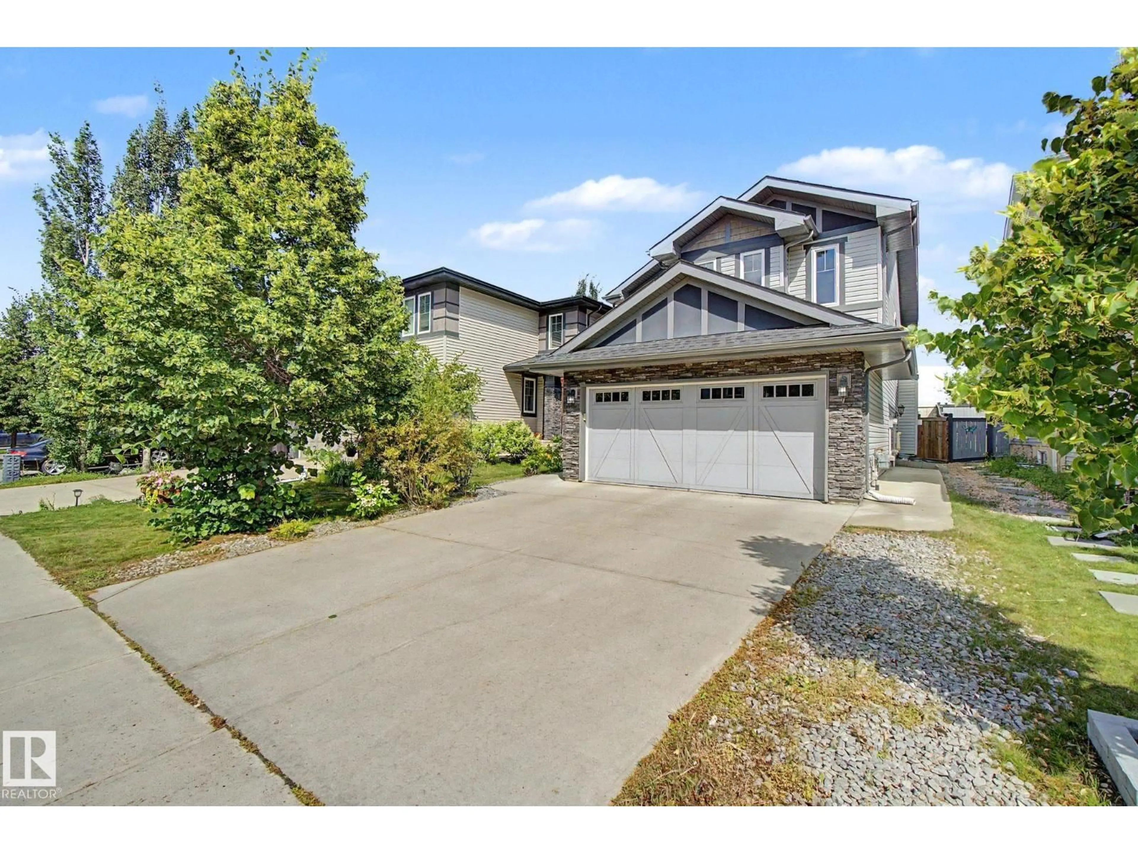 A pic from outside/outdoor area/front of a property/back of a property/a pic from drone, street for SW - 15868 10 AV, Edmonton Alberta T6W2H2