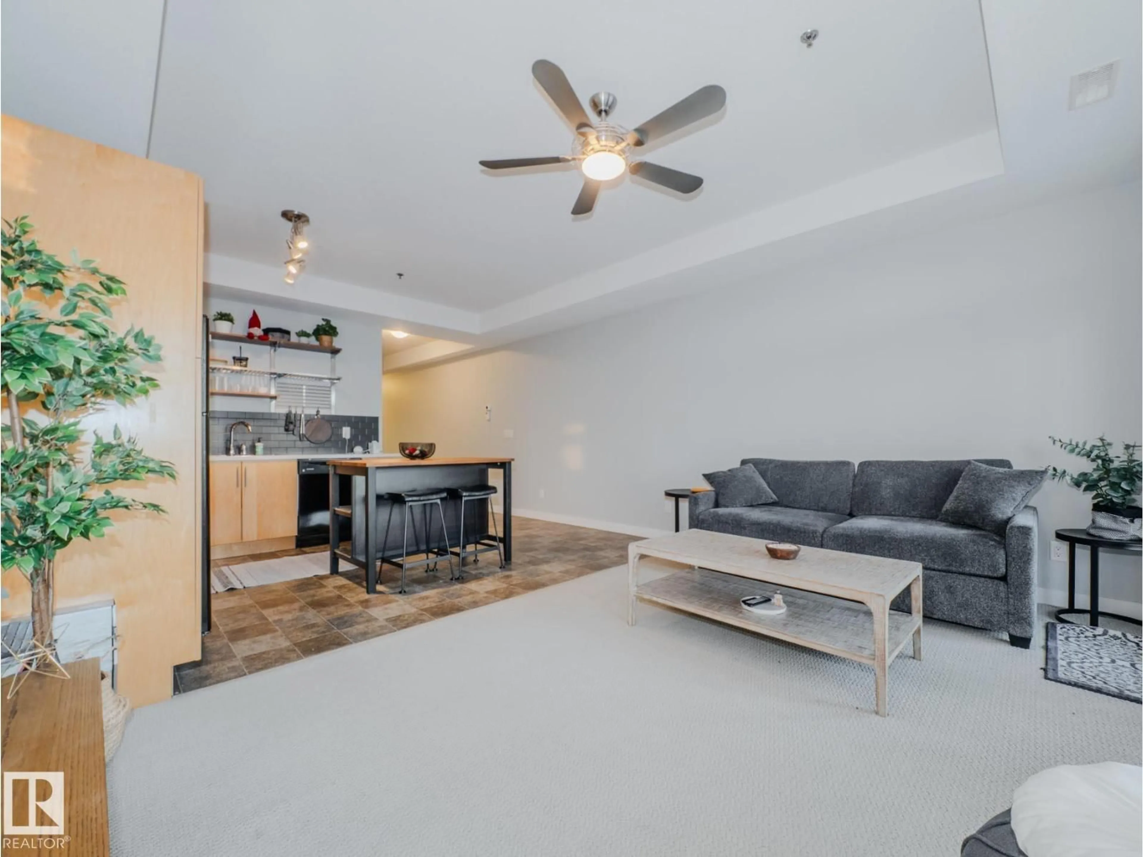 Living room with furniture, unknown for 310 - 10808 71 AV, Edmonton Alberta T6E0X7