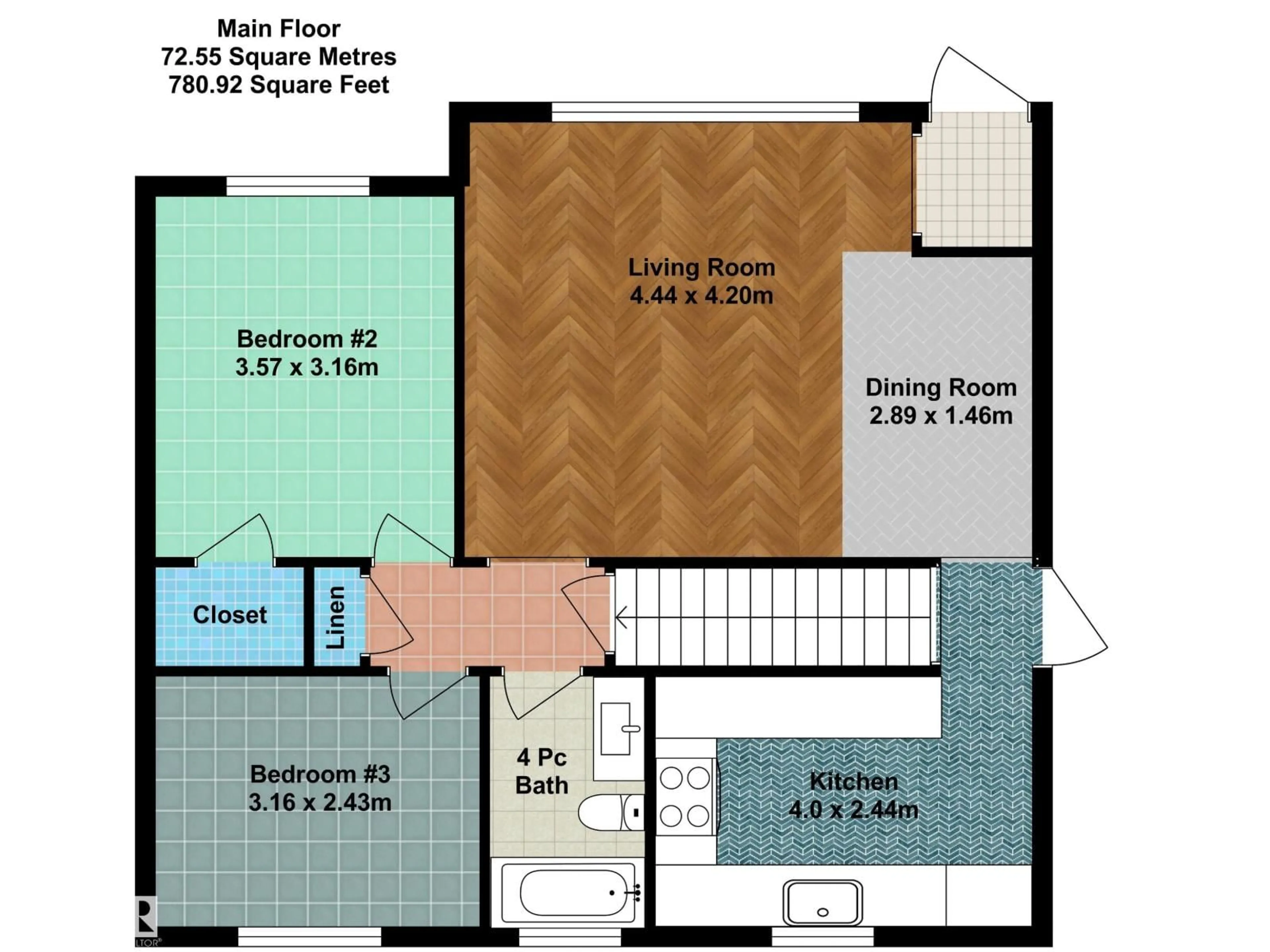 Floor plan for 6806 110 ST, Edmonton Alberta T6H3E7