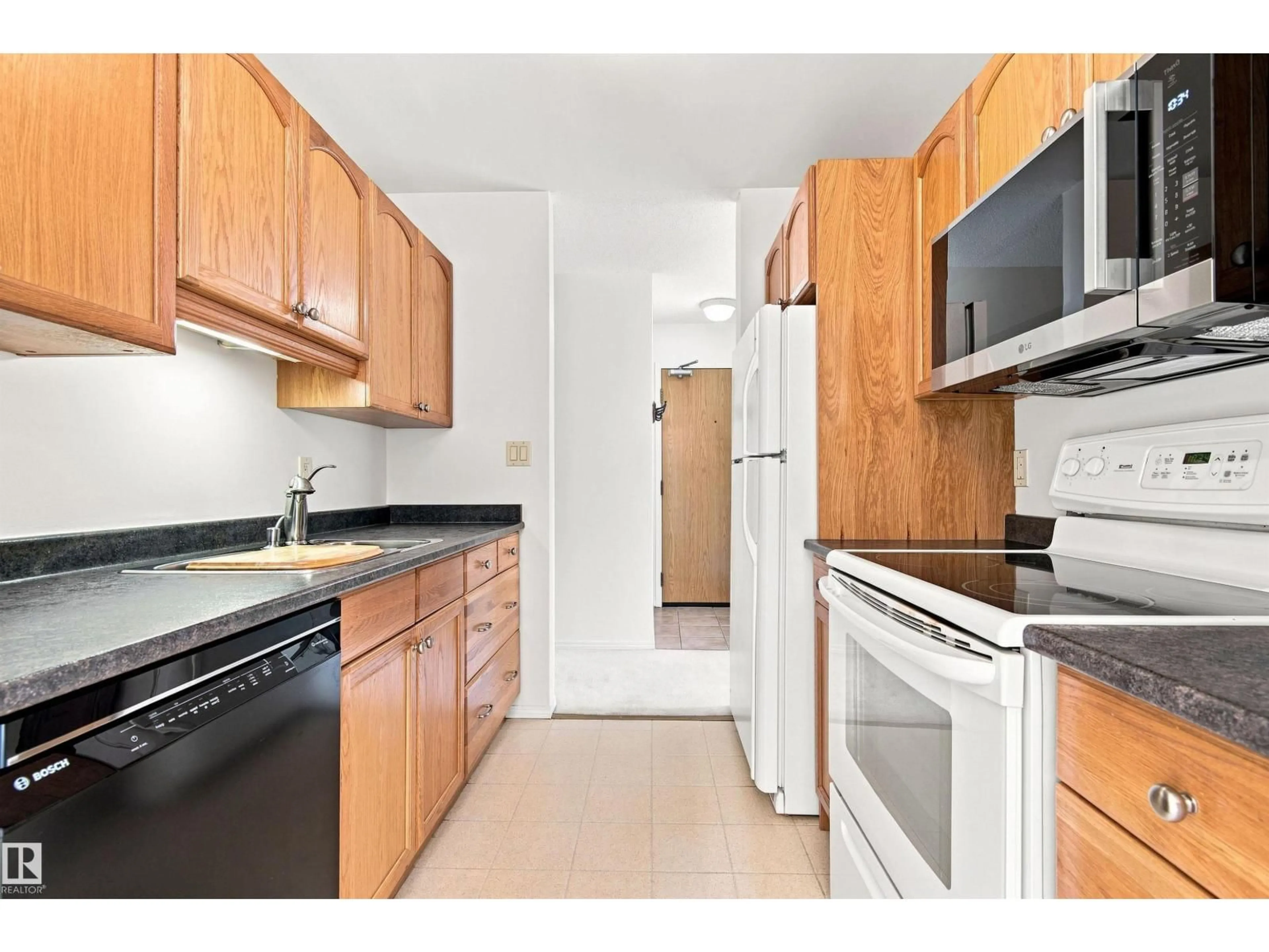 Standard kitchen, unknown for #115 - 10511 19 AV, Edmonton Alberta T6J5S8