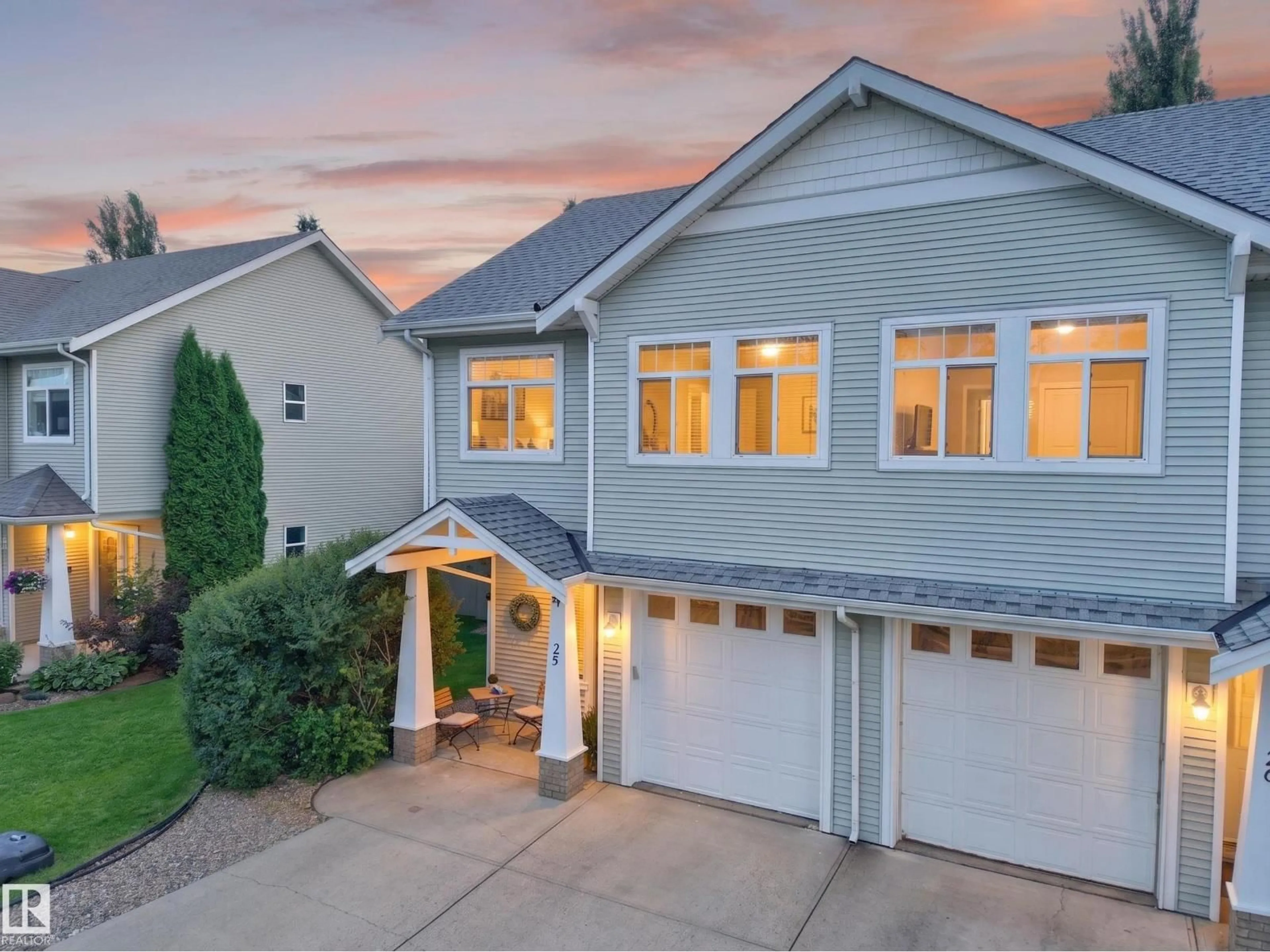 Home with vinyl exterior material, street for #25 - 200 ERIN RIDGE DR, St. Albert Alberta T8N7E2