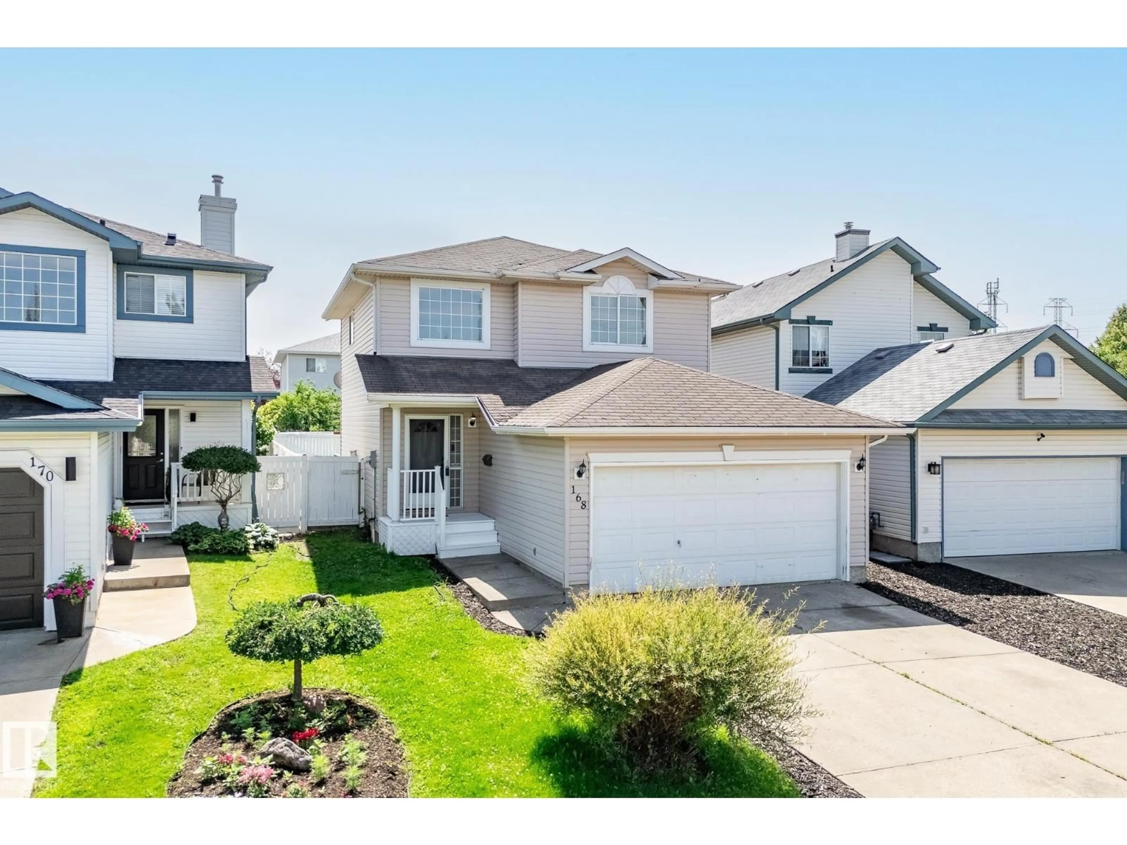 Home with vinyl exterior material, street for 168 WARD CR, Edmonton Alberta T6T1M6