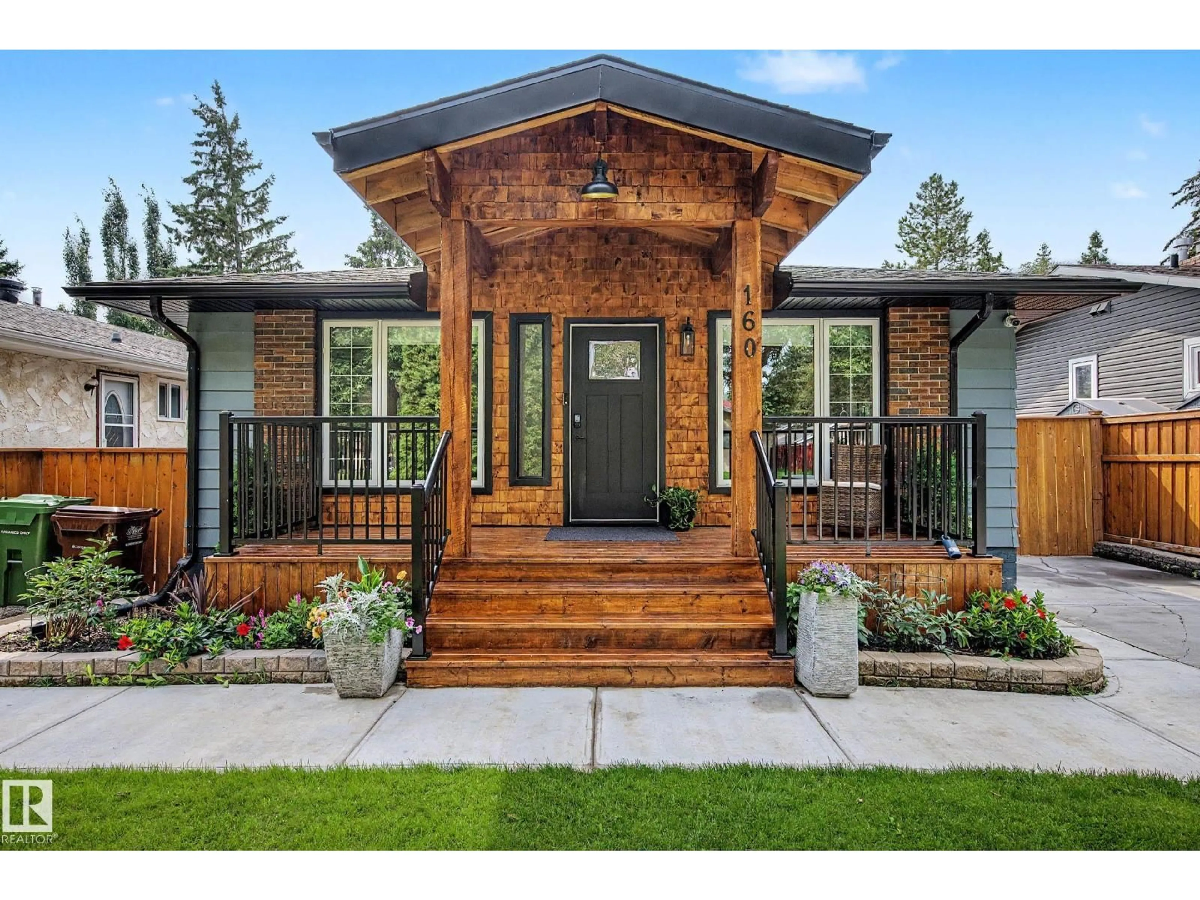 Home with brick exterior material, street for 160 MISSION AV, St. Albert Alberta T8N2C7