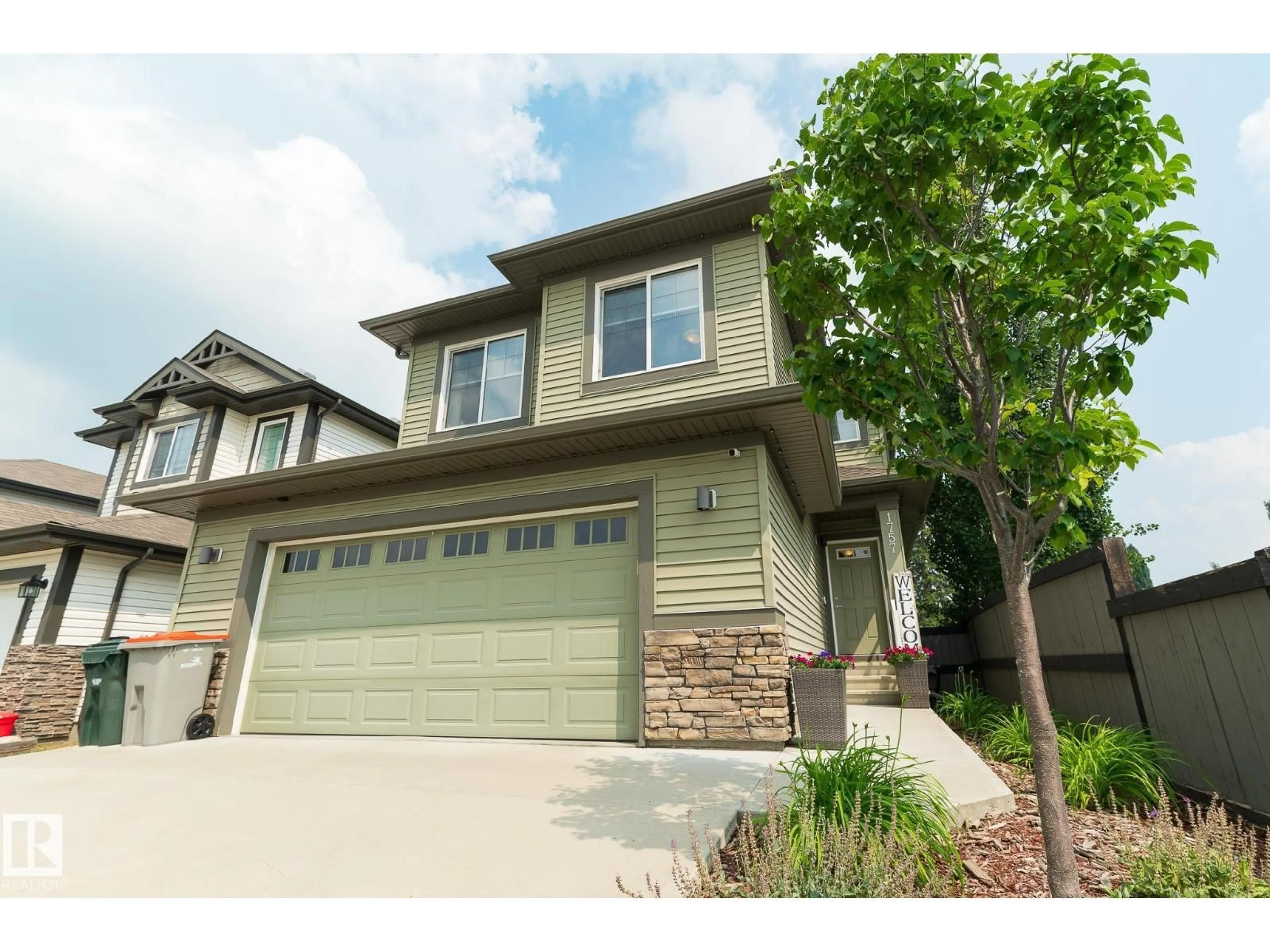 Home with vinyl exterior material, street for 1757 WESTERRA LO, Stony Plain Alberta T7Z0K9