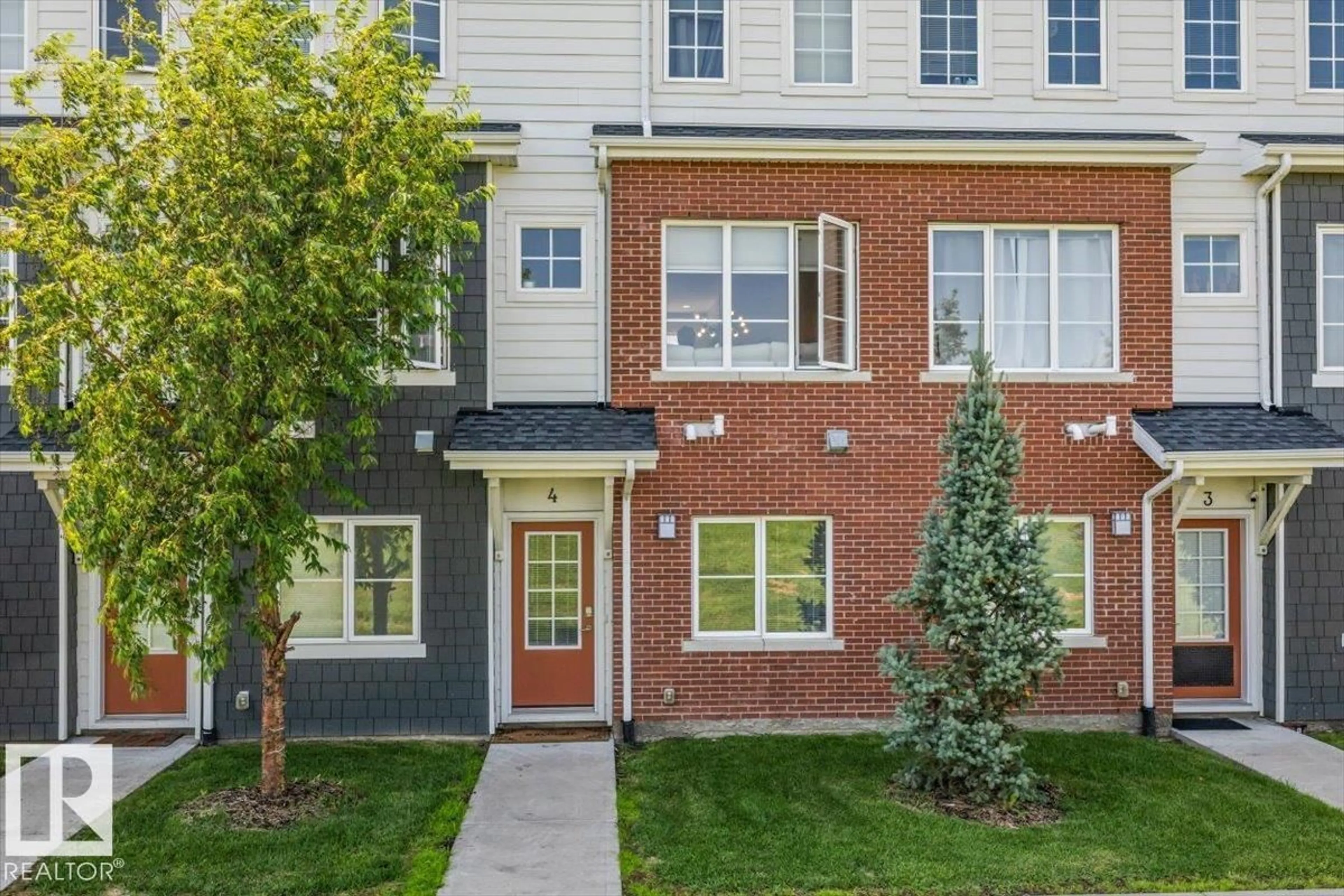 Home with brick exterior material, street for #4 - 1636 KERR RD, Edmonton Alberta T5E6W3