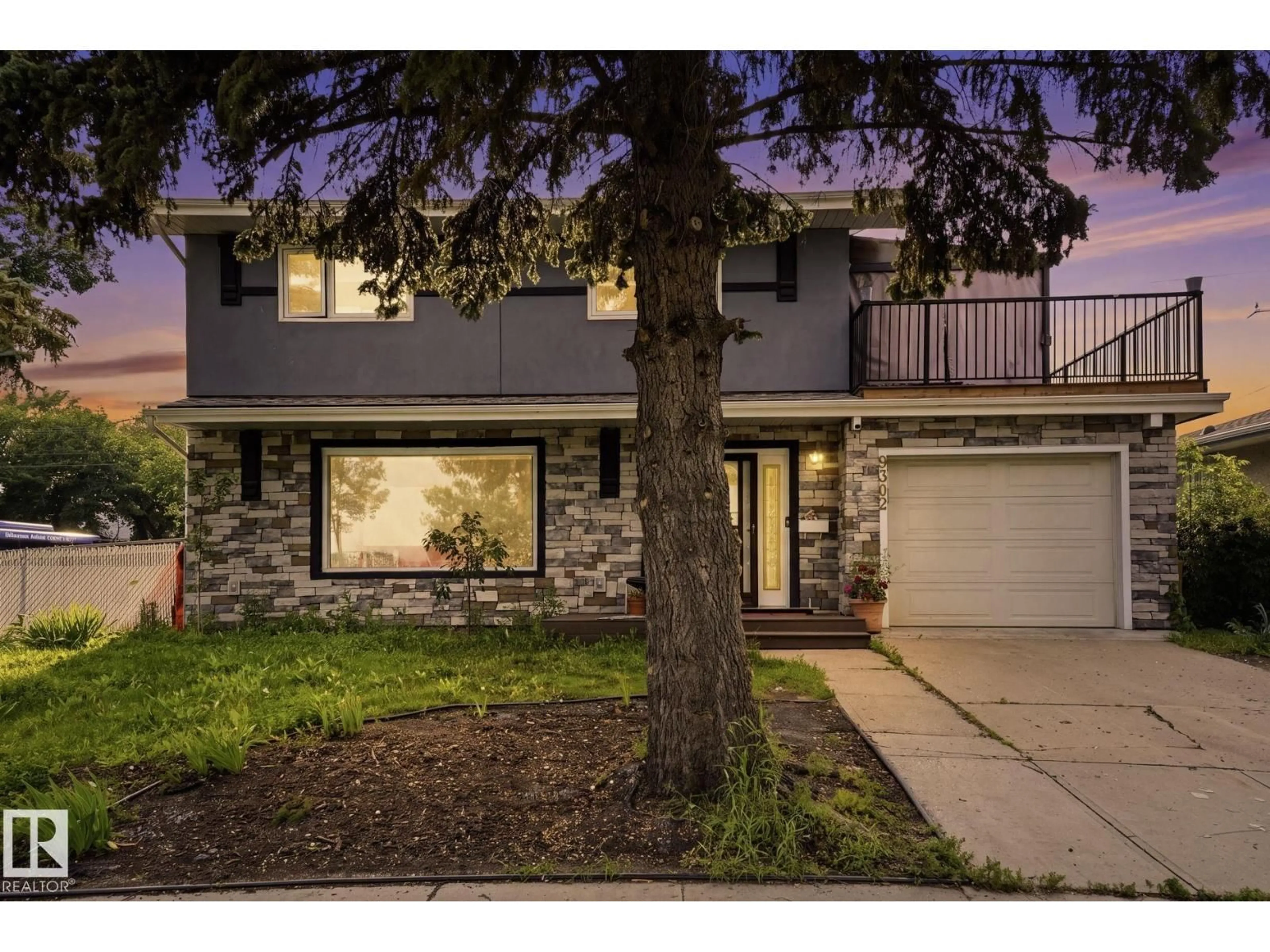 Home with brick exterior material, street for NW - 9302 165 ST, Edmonton Alberta T5R2S4