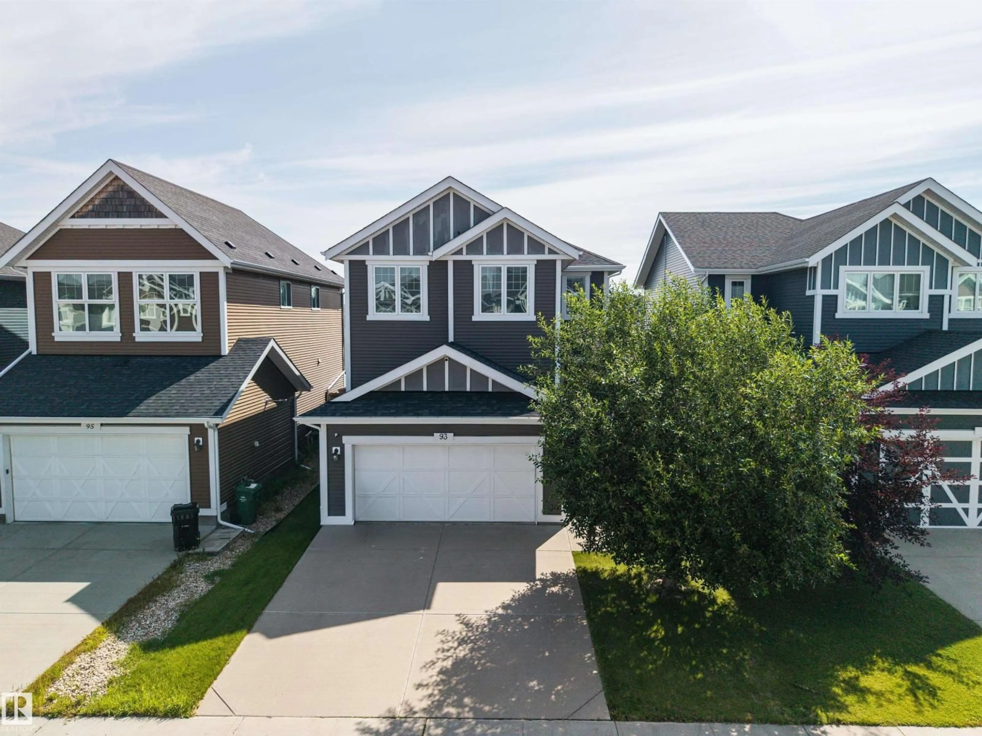 A pic from outside/outdoor area/front of a property/back of a property/a pic from drone, street for 93 SHEPPARD WY, Leduc Alberta T9E0T4